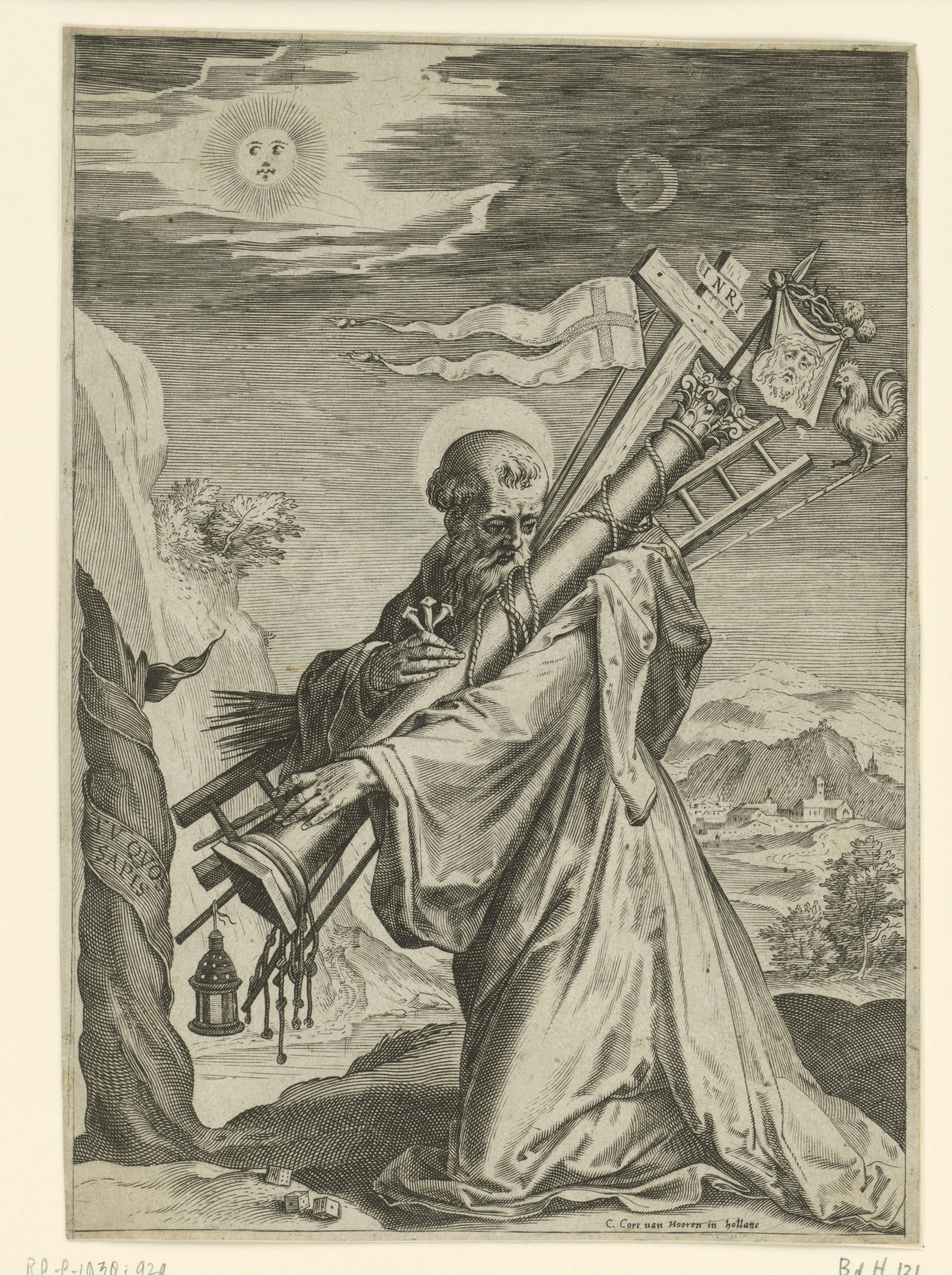 De H. Bernardus van Clairvaux, met de passiewerktuigen