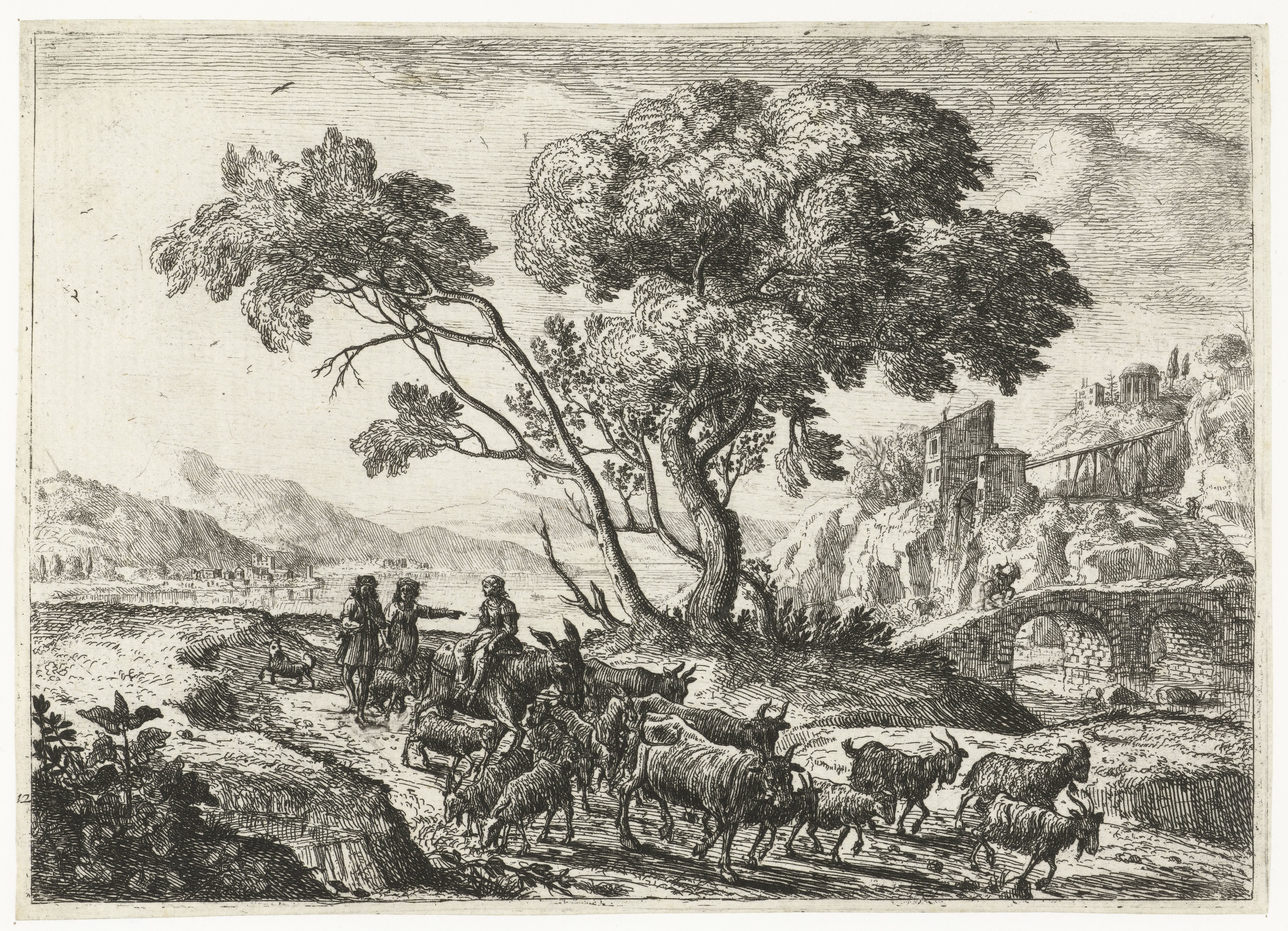 Het vertrek naar de velden