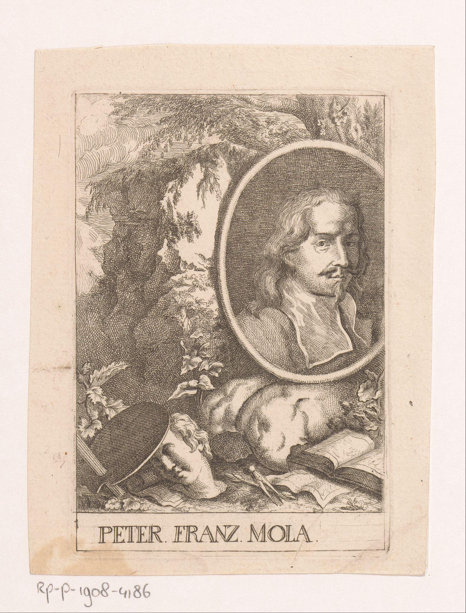 Portret van Pier Francesco Mola