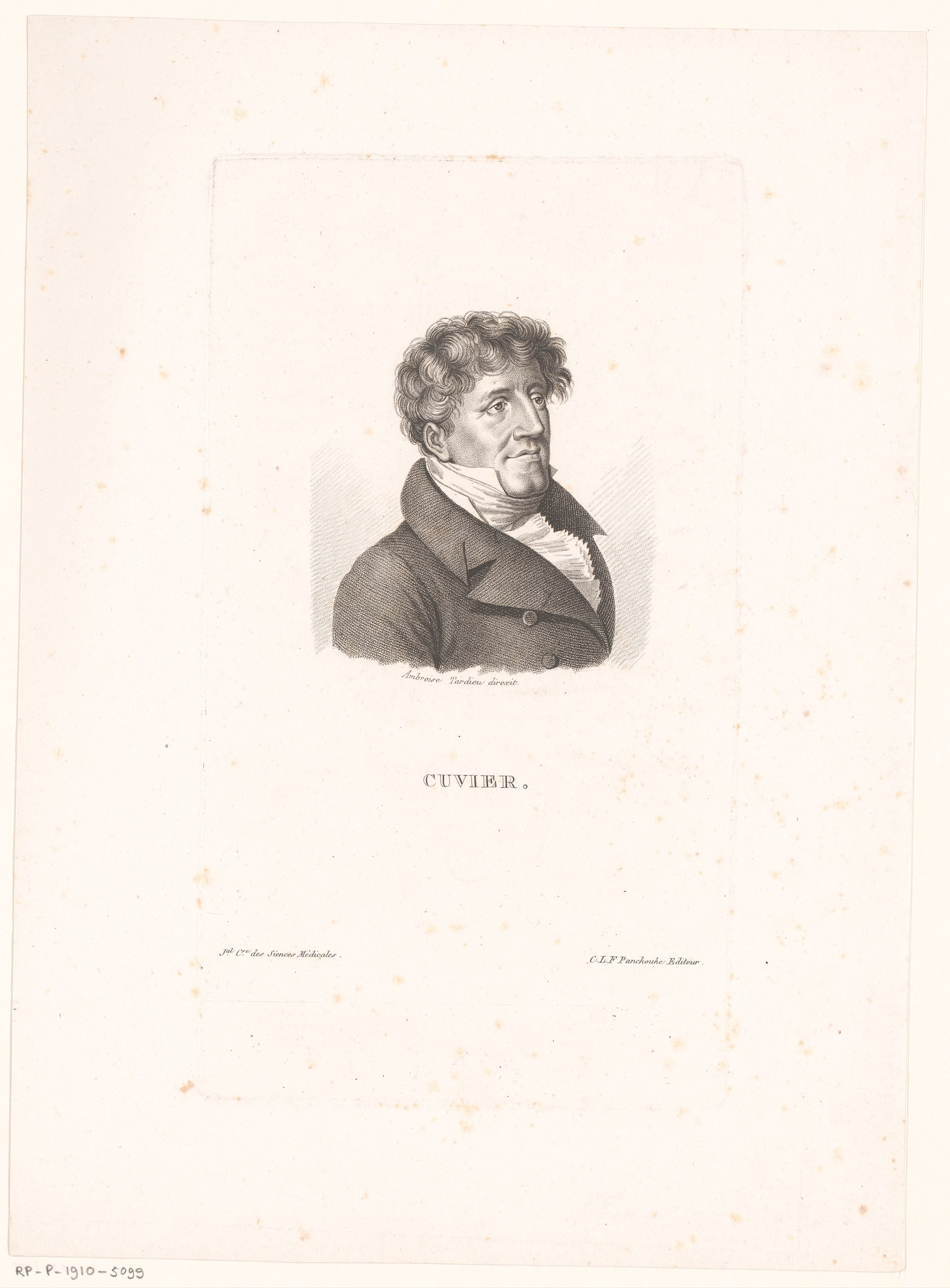 Portret van Georges Cuvier
