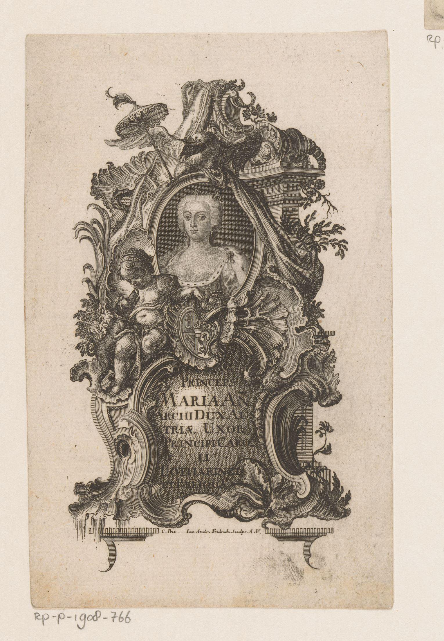 Portret van Maria Anna van Oostenrijk