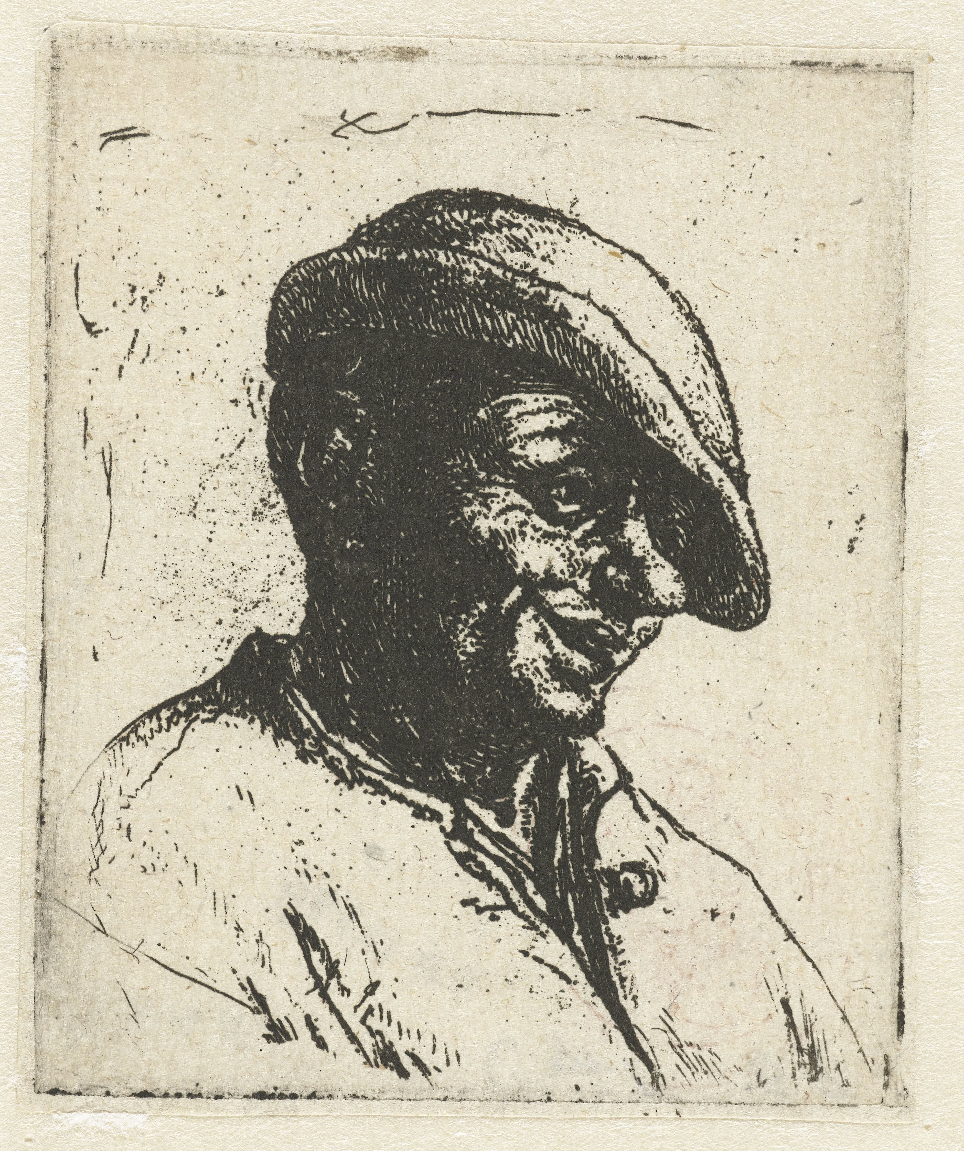 Bust of a Smiling Peasant