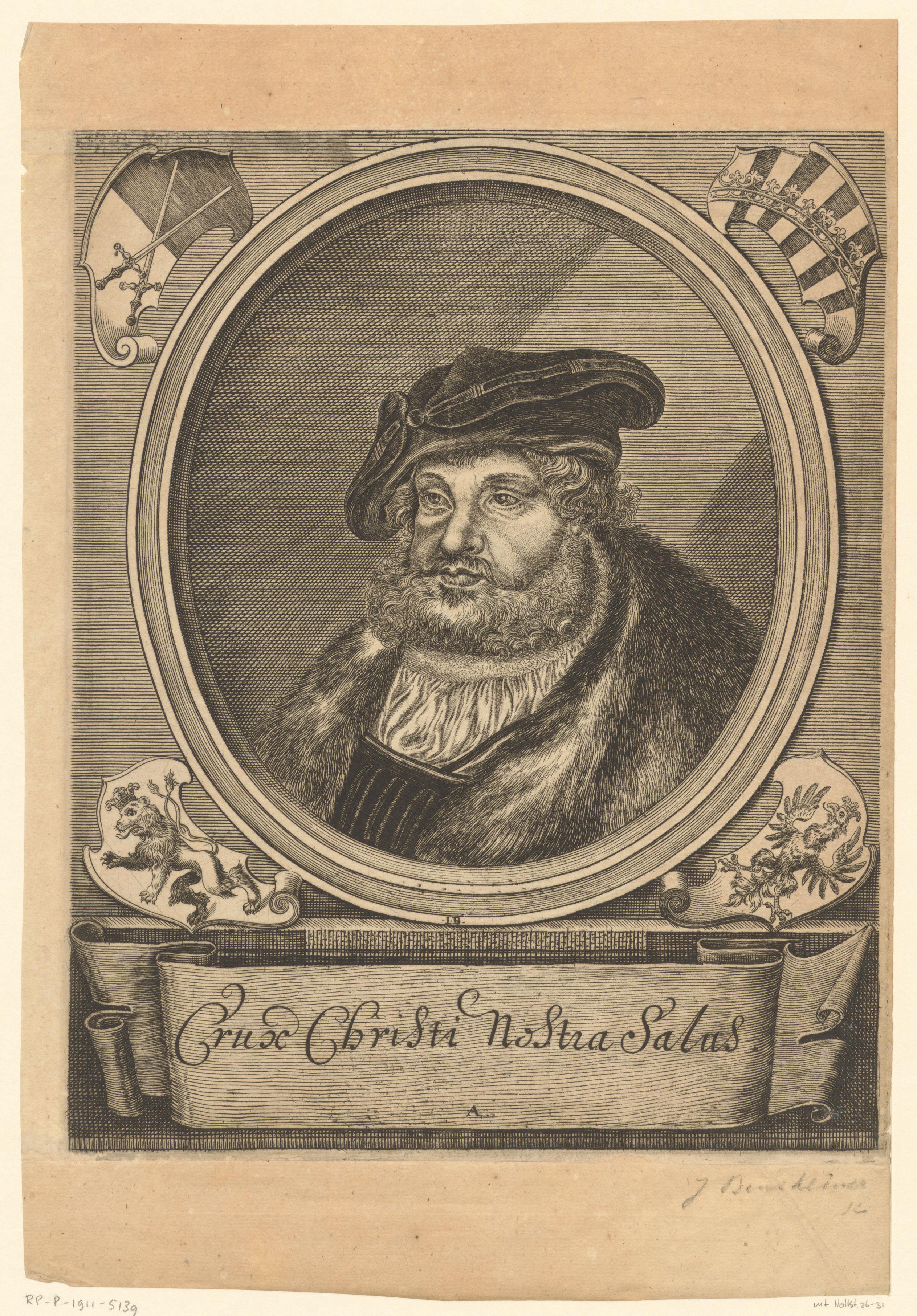Portret van Johann der Beständige, keurvorst van Saksen