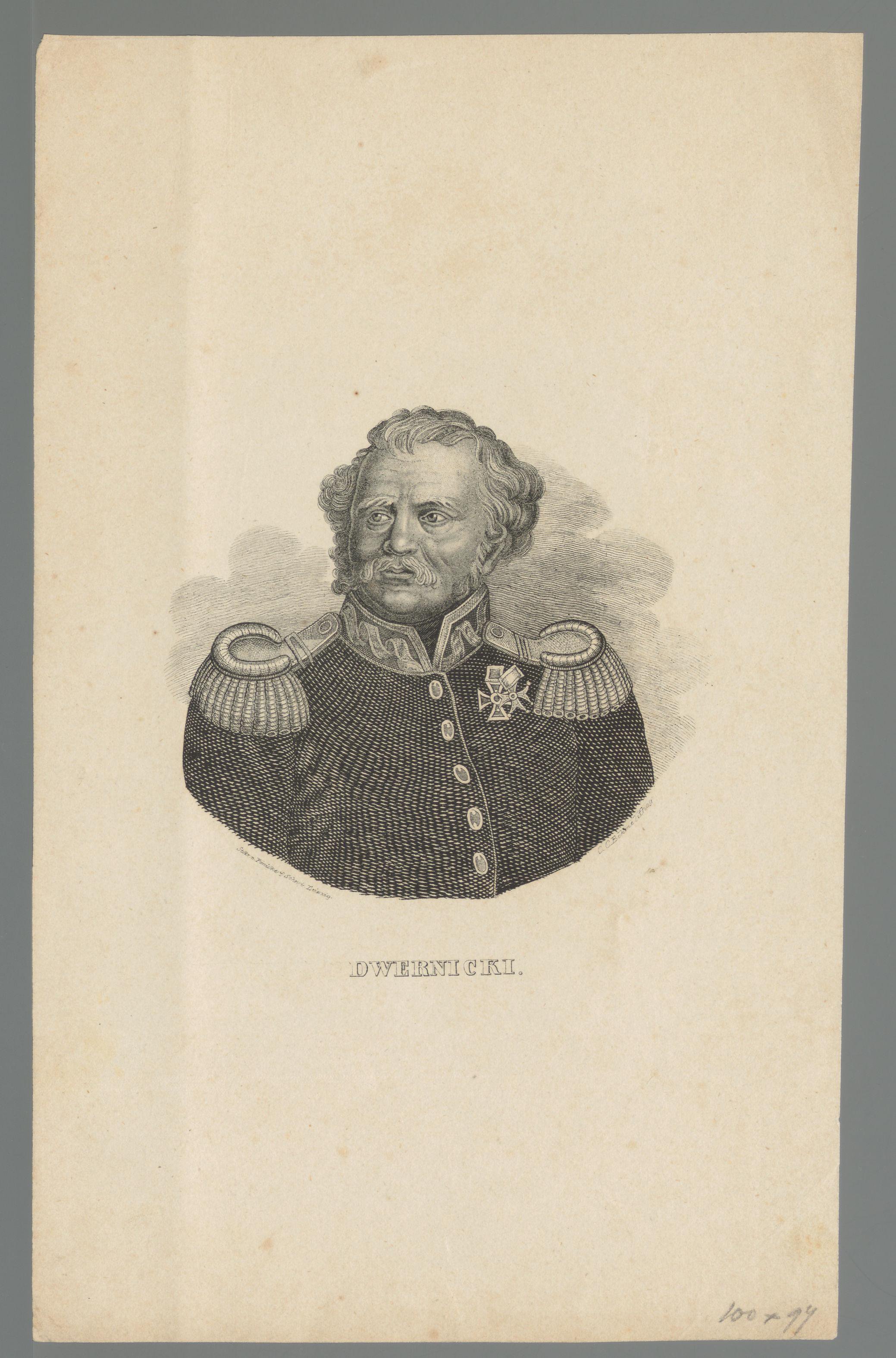 Portret van Józelf Dwernicki