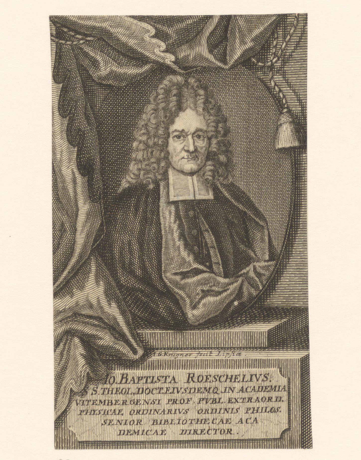 Portret van Johann Baptist Röschel
