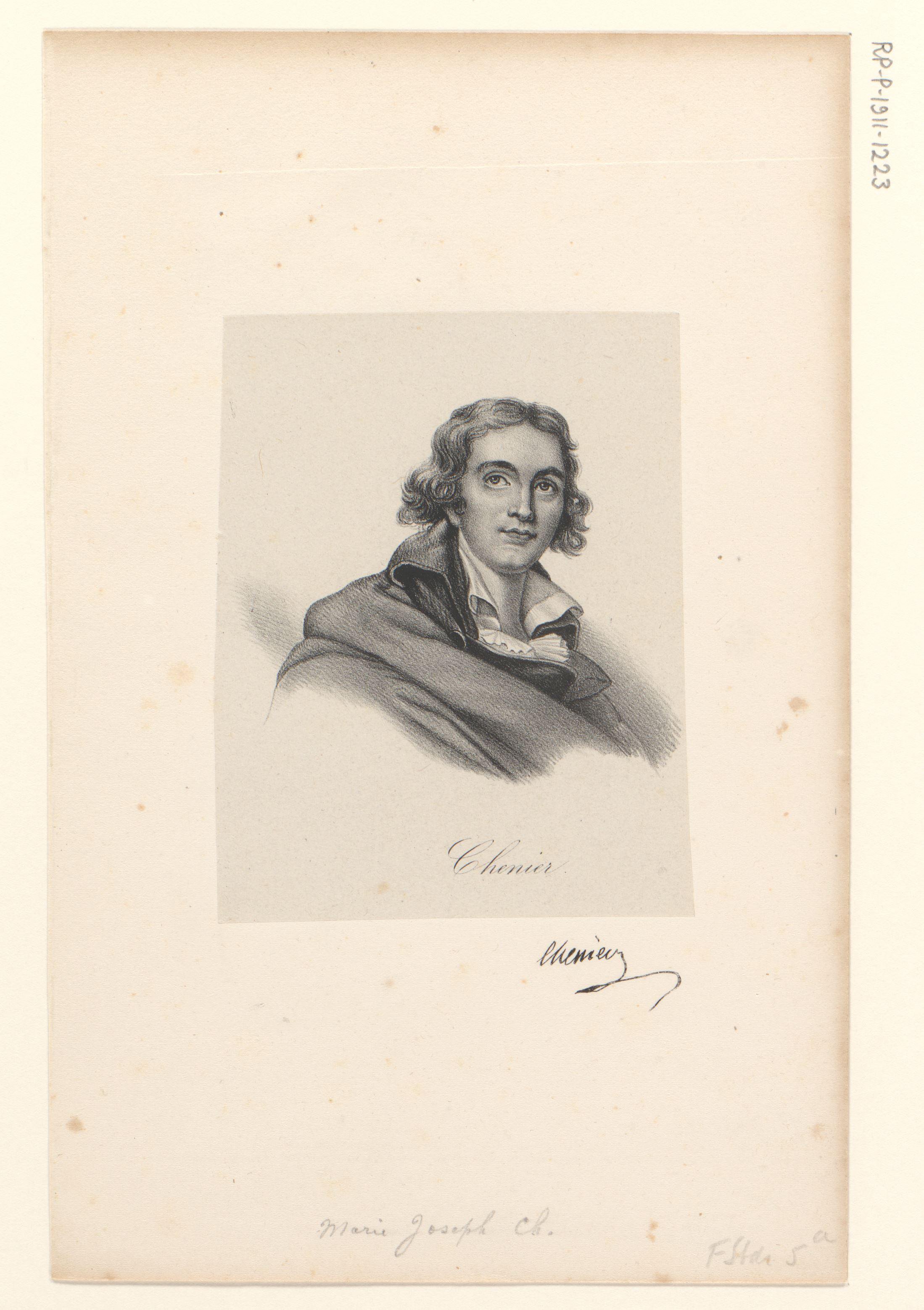 Portret van Marie-Joseph Chénier