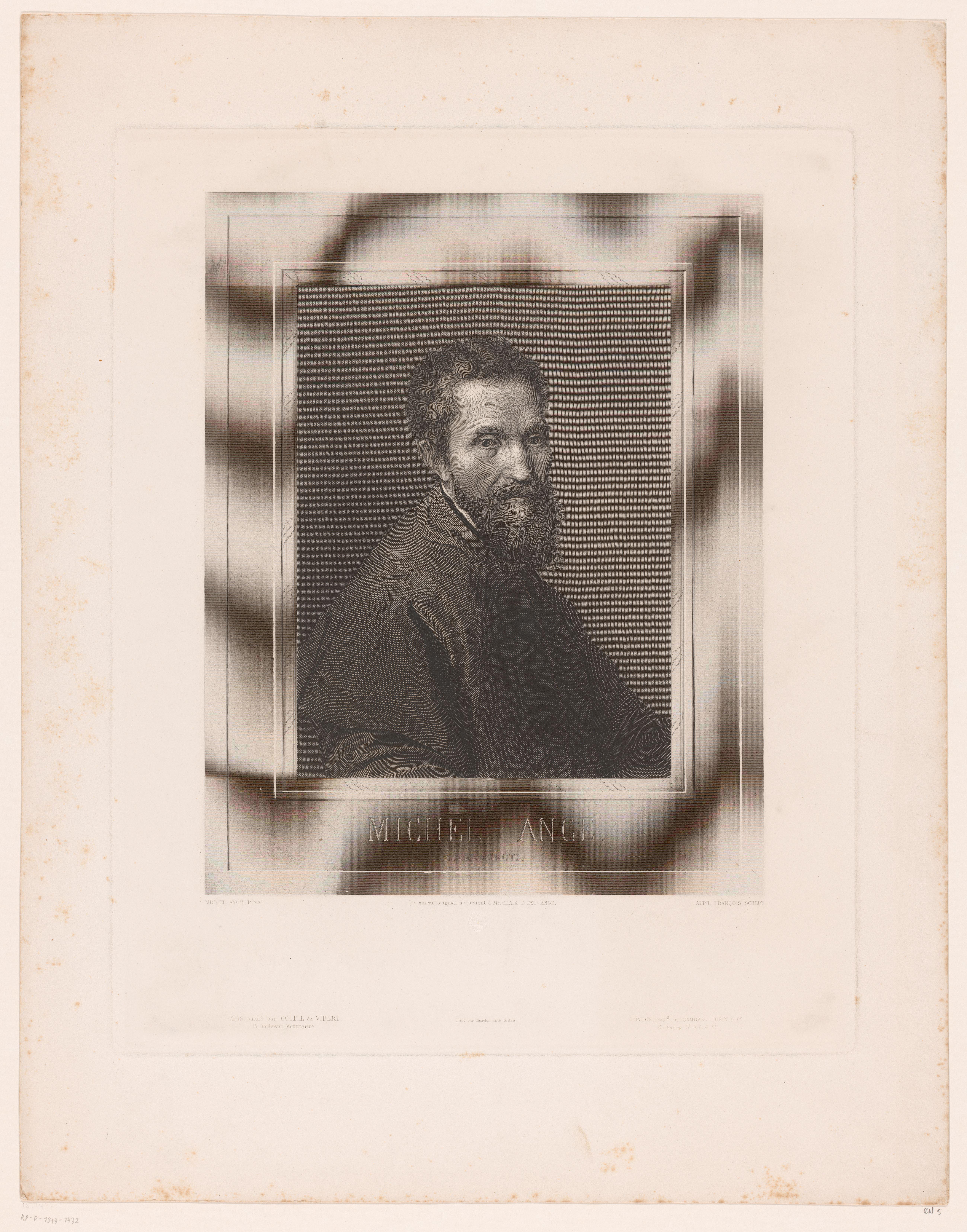Portret van Michelangelo