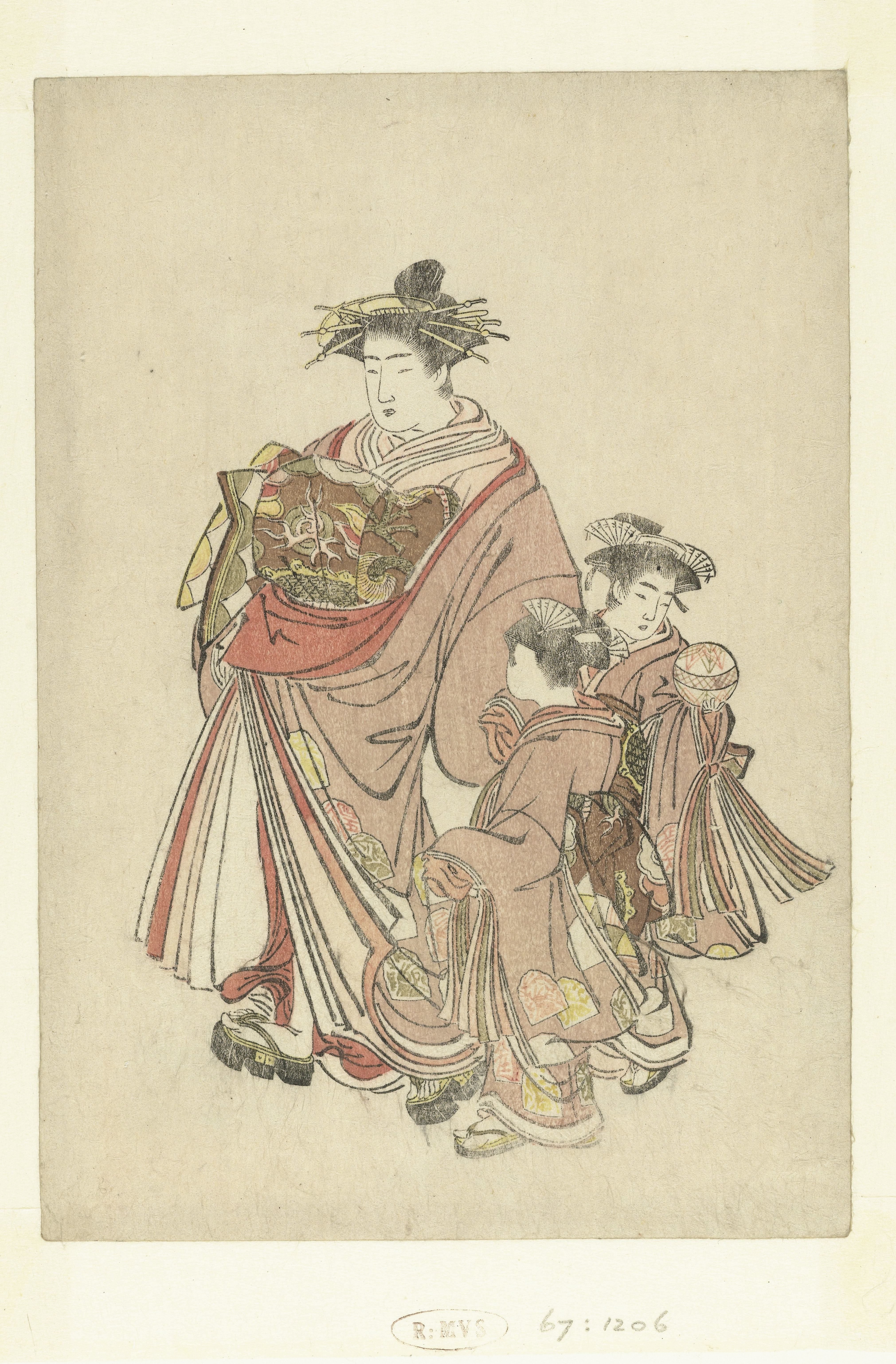 Parading Courtesan