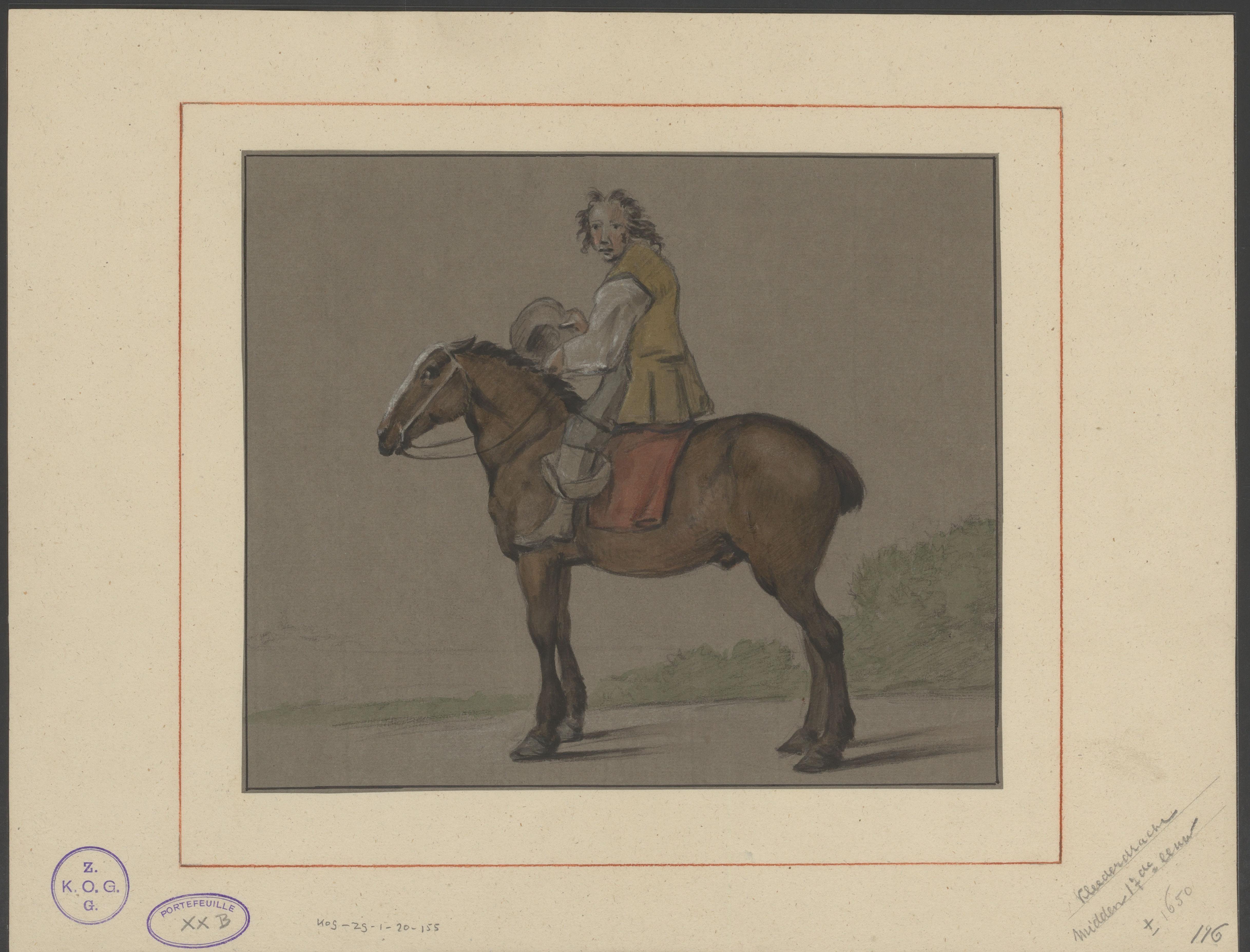 Ruiter te paard