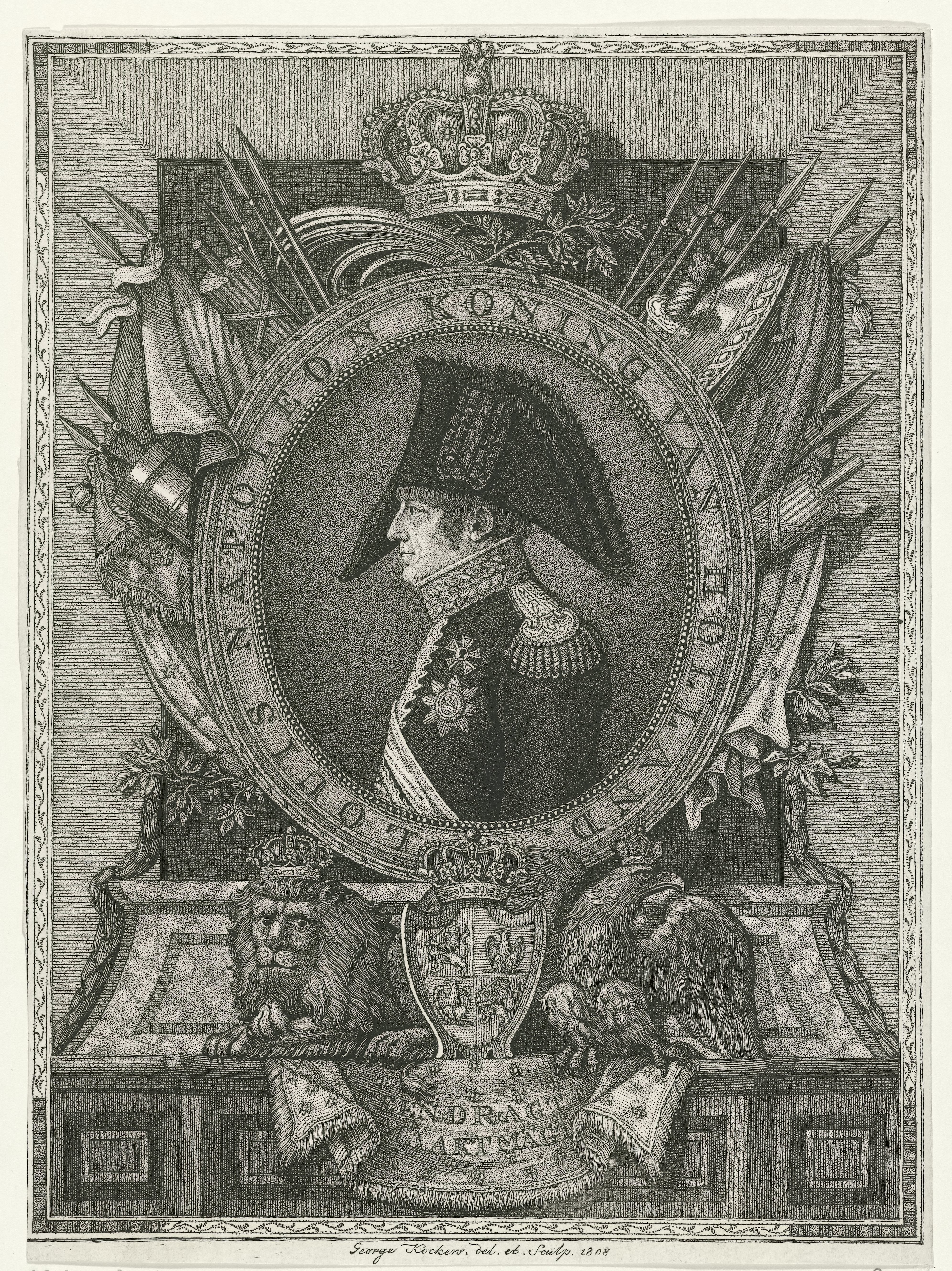 Portret van Lodewijk Napoleon, koning van Holland