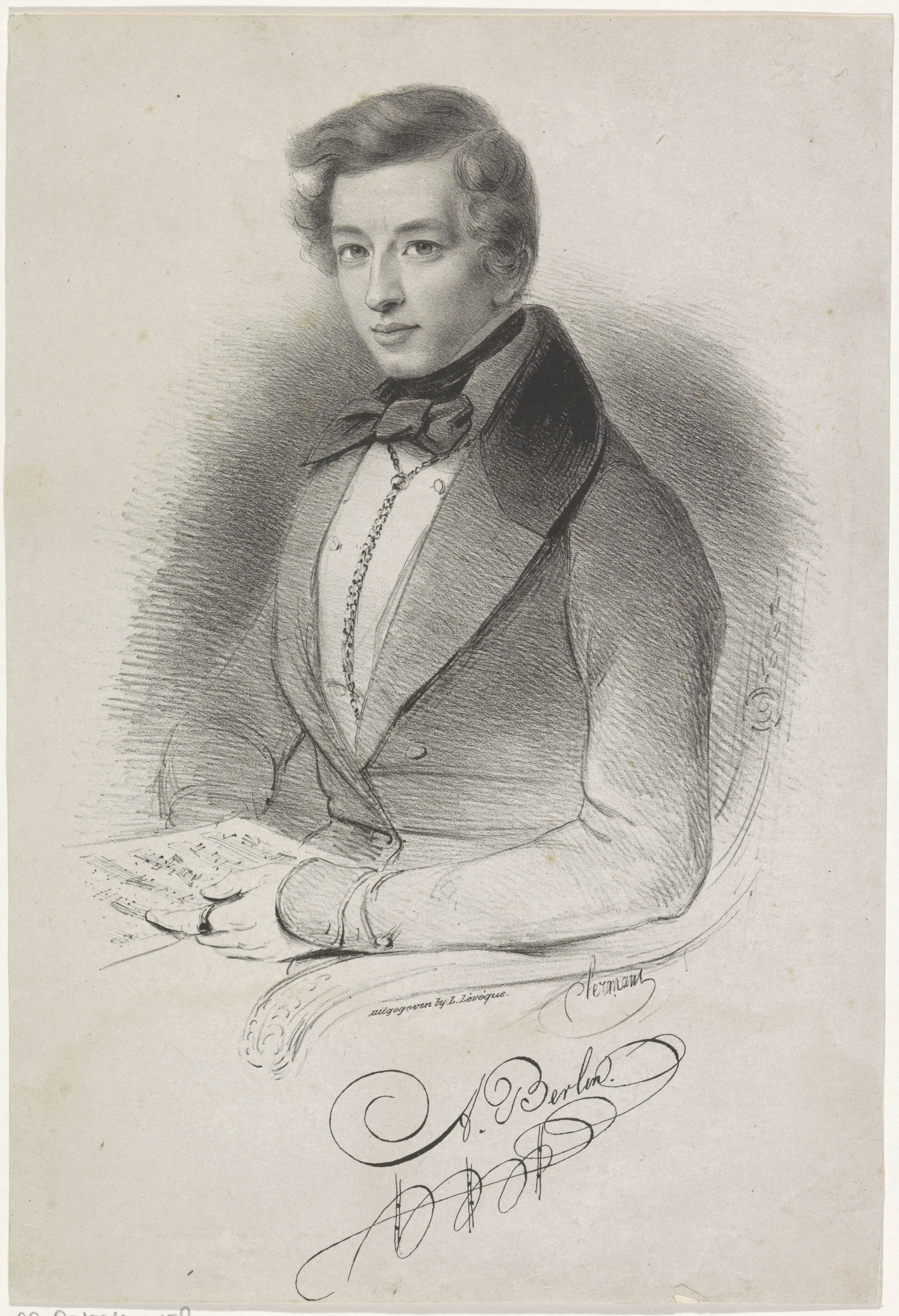 Portret van A. W. Berlijn