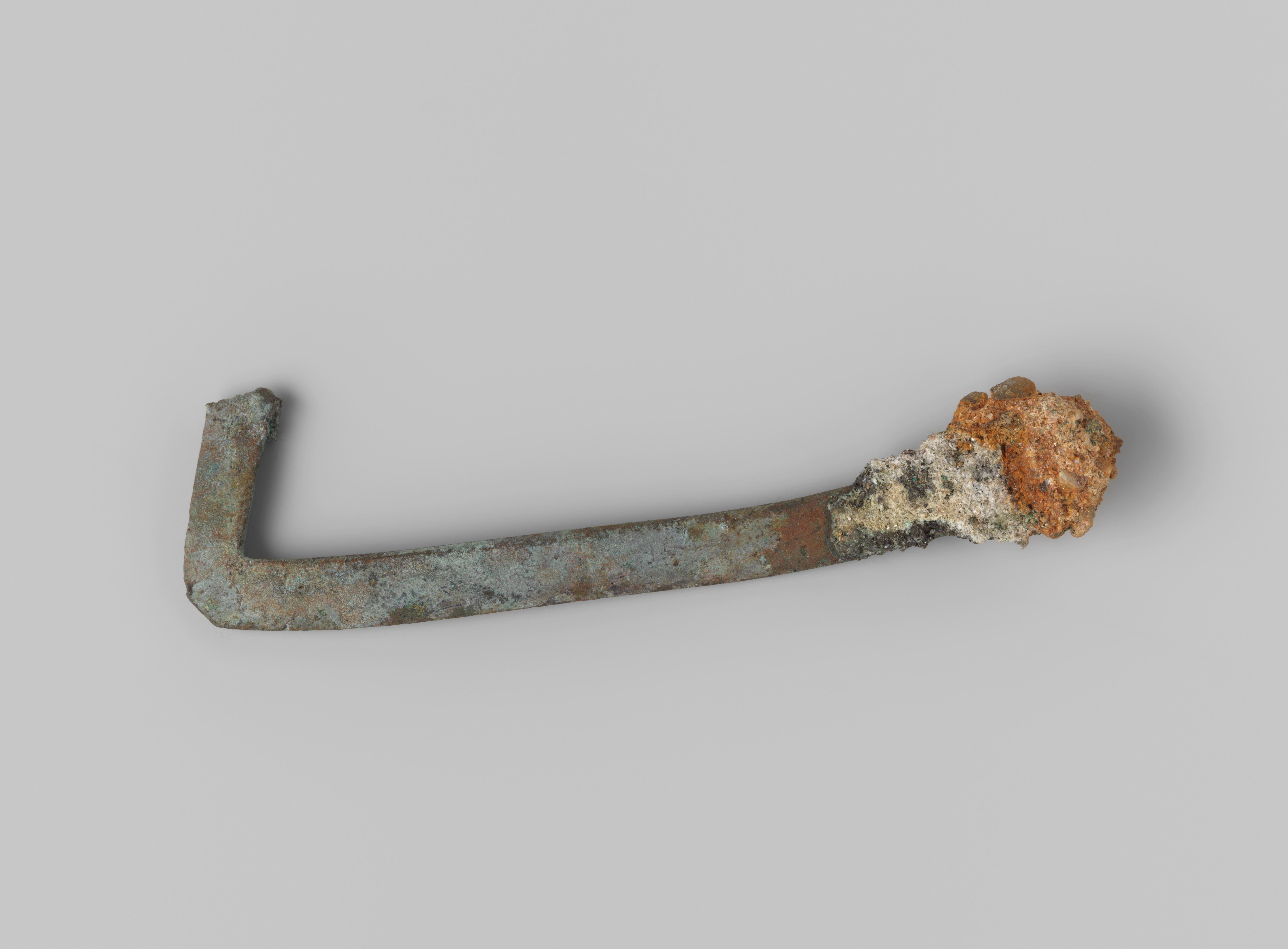 Fragment riemgesp uit het wrak van de Oost-Indiëvaarder Hollandia