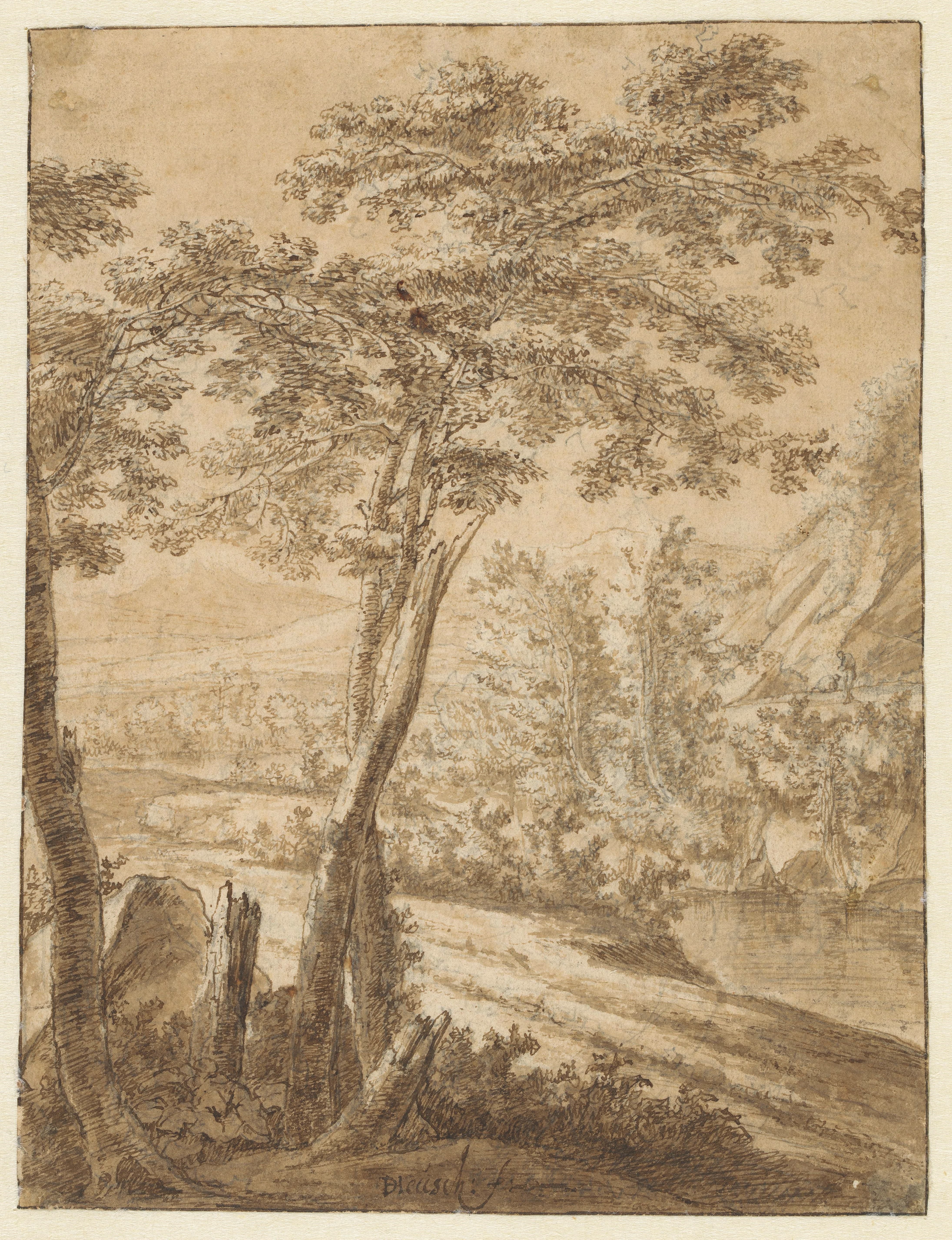 Heuvelachtig landschap