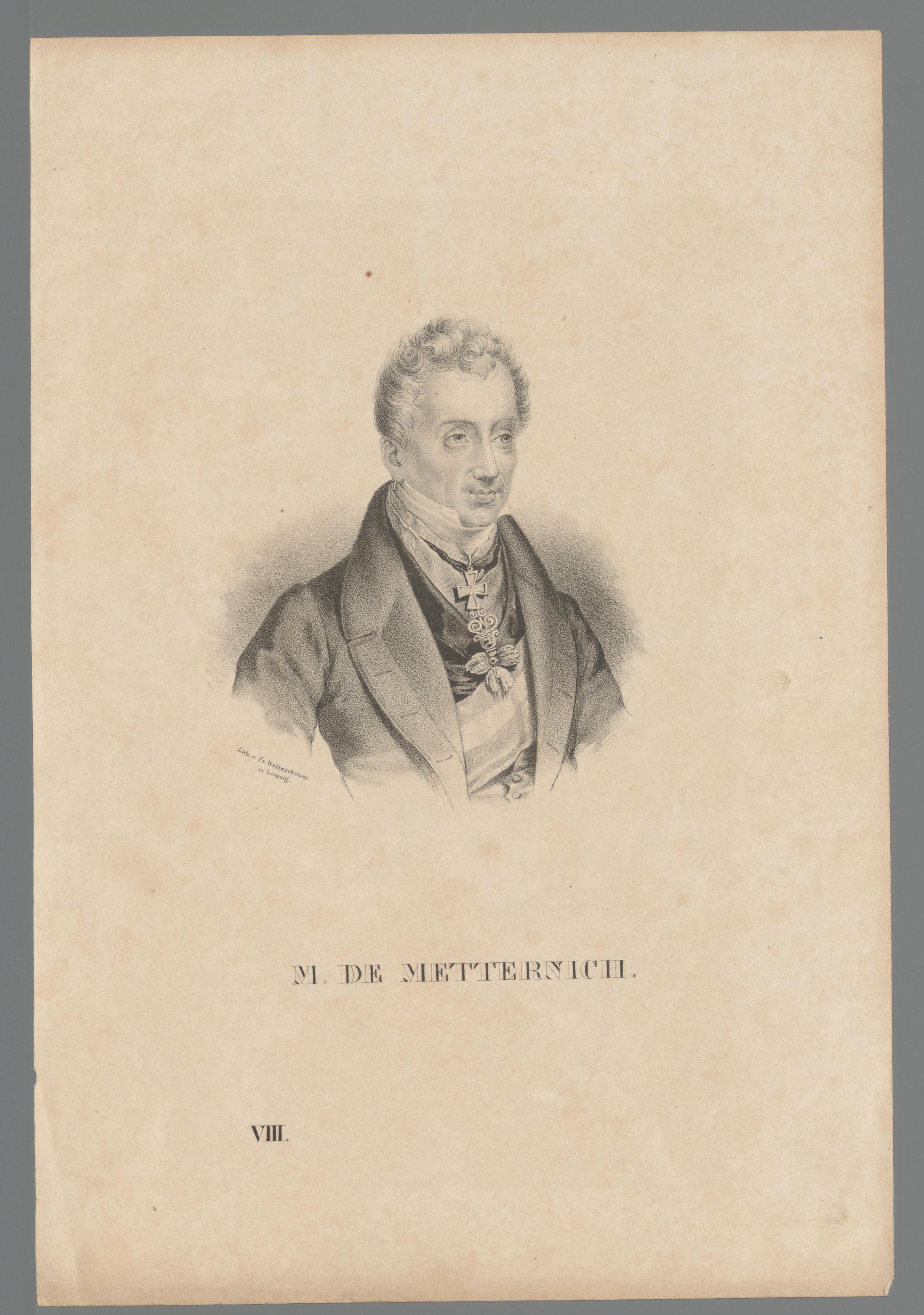 Portret van Klemens Wenzel Metternich
