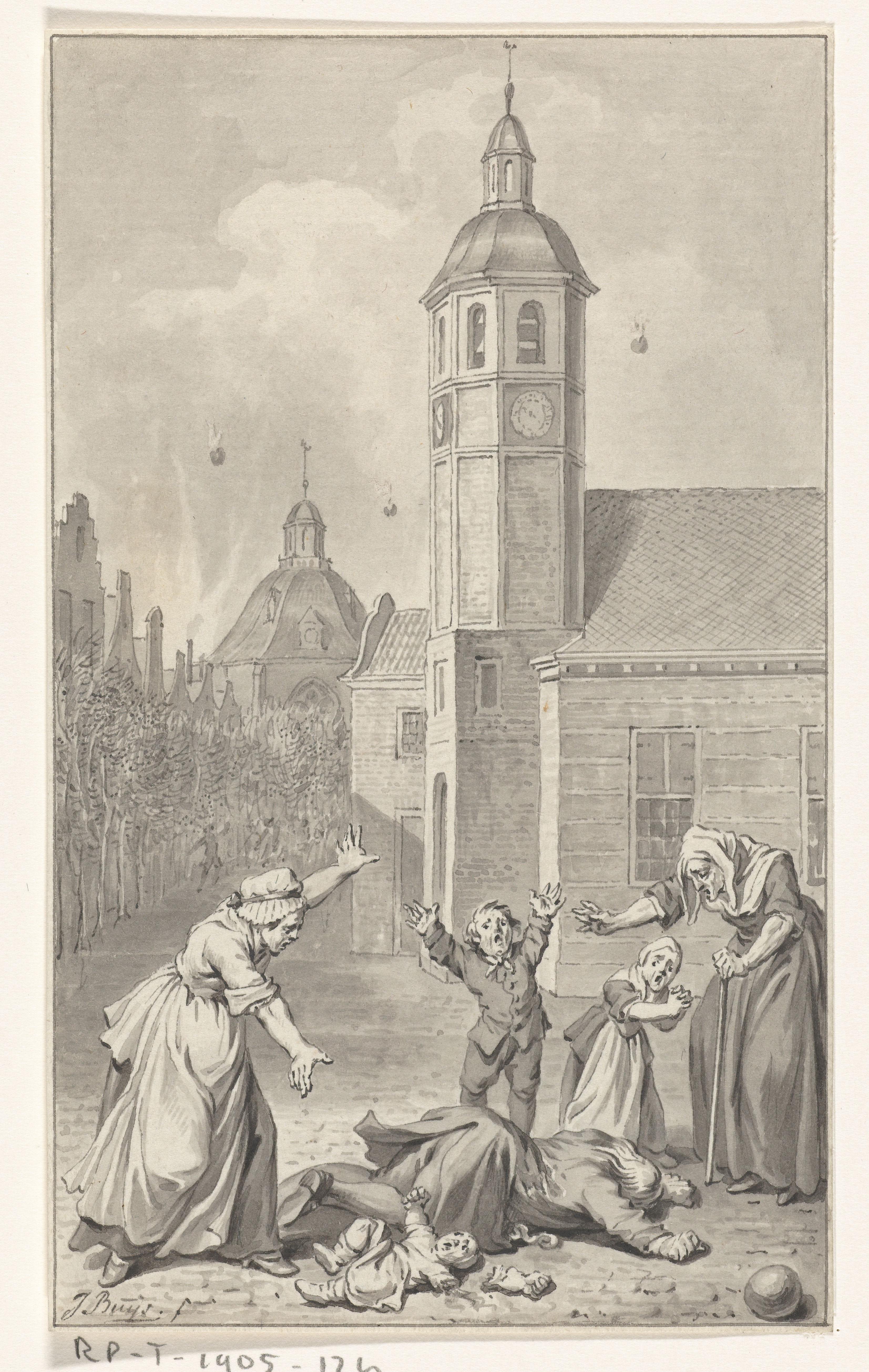Droevig geval in de Willemstad 1793