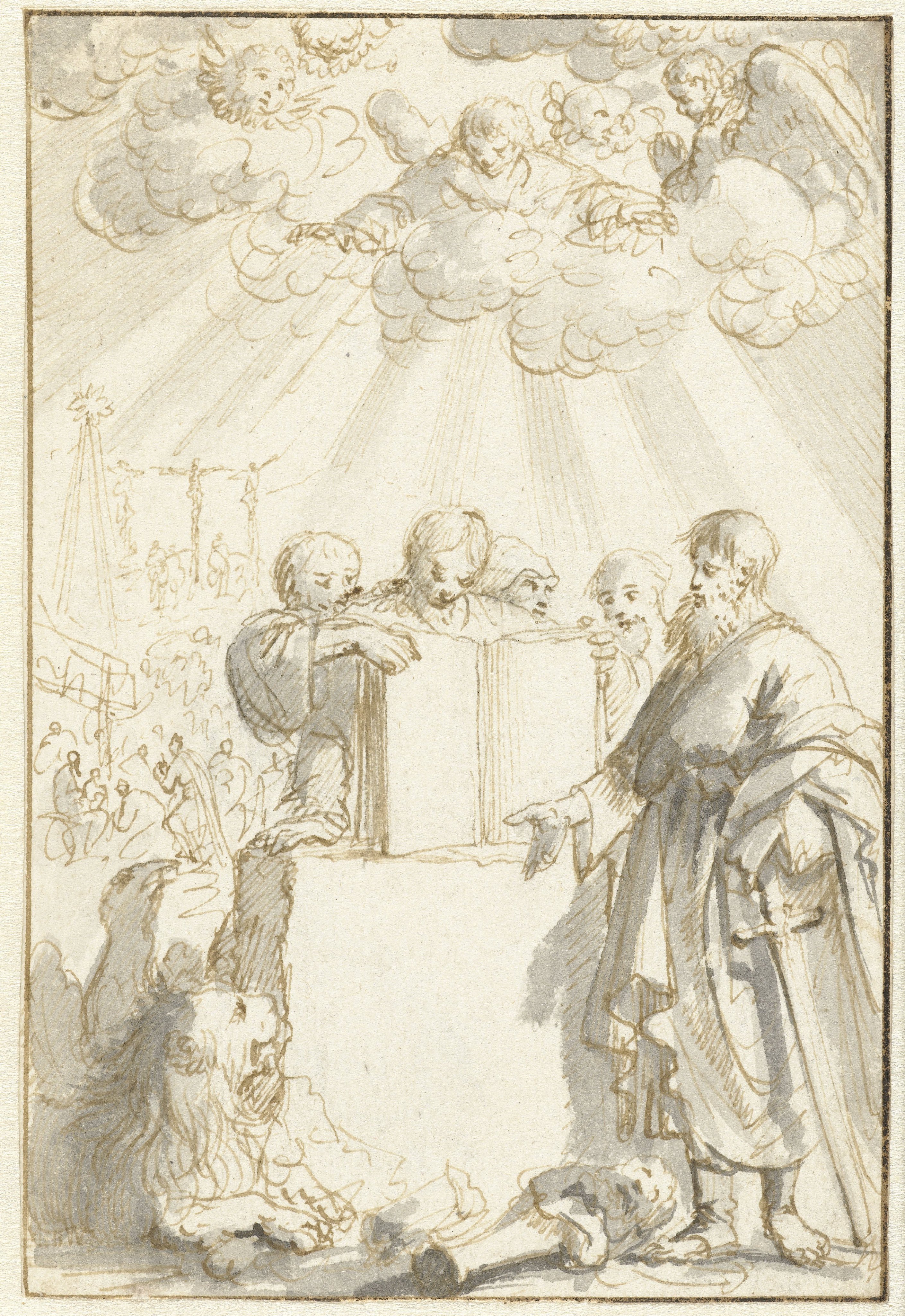 Ontwerp voor een titelblad voor het Nieuwe Testament