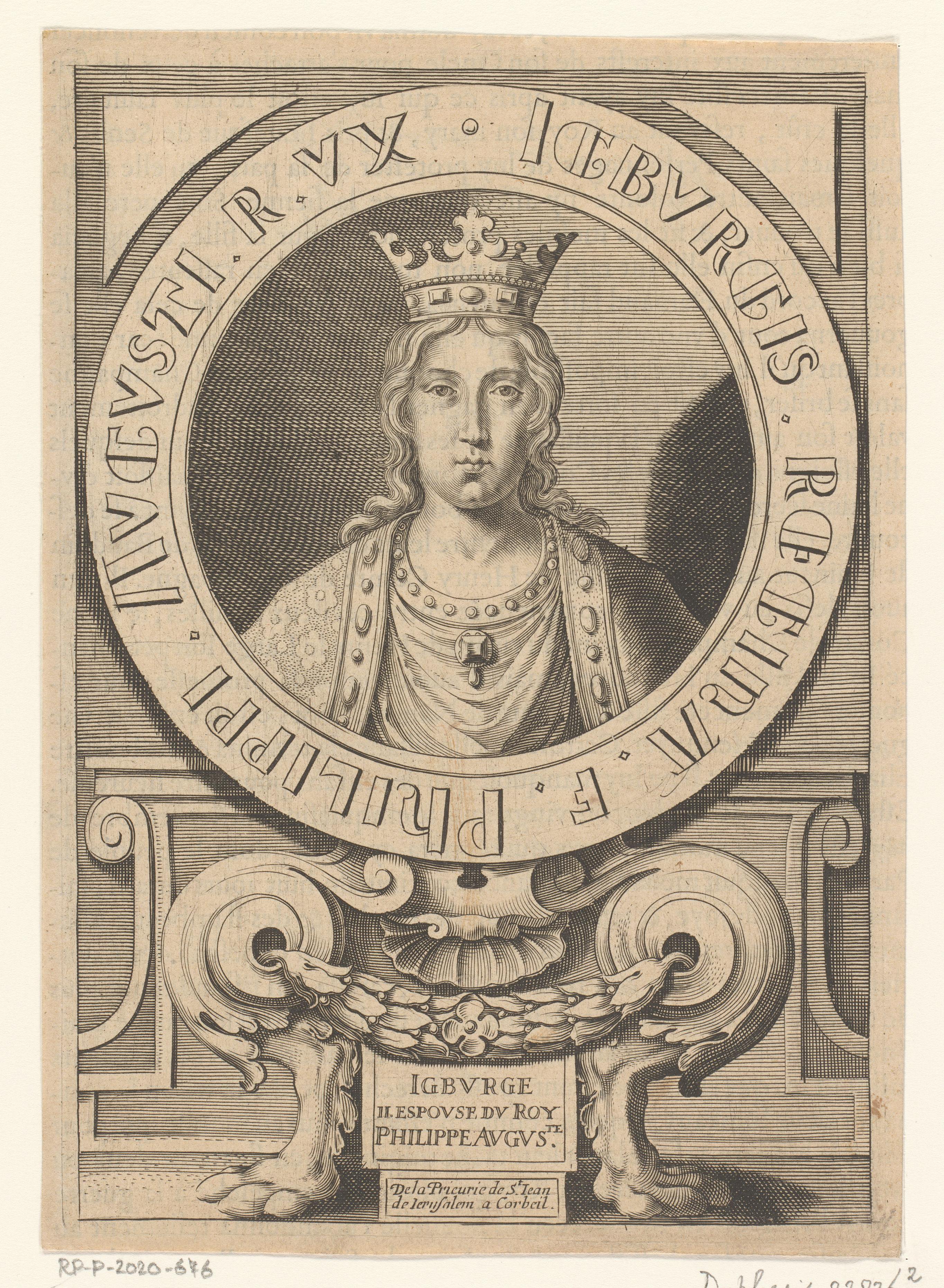 Portret van Ingeborg van Denemarken