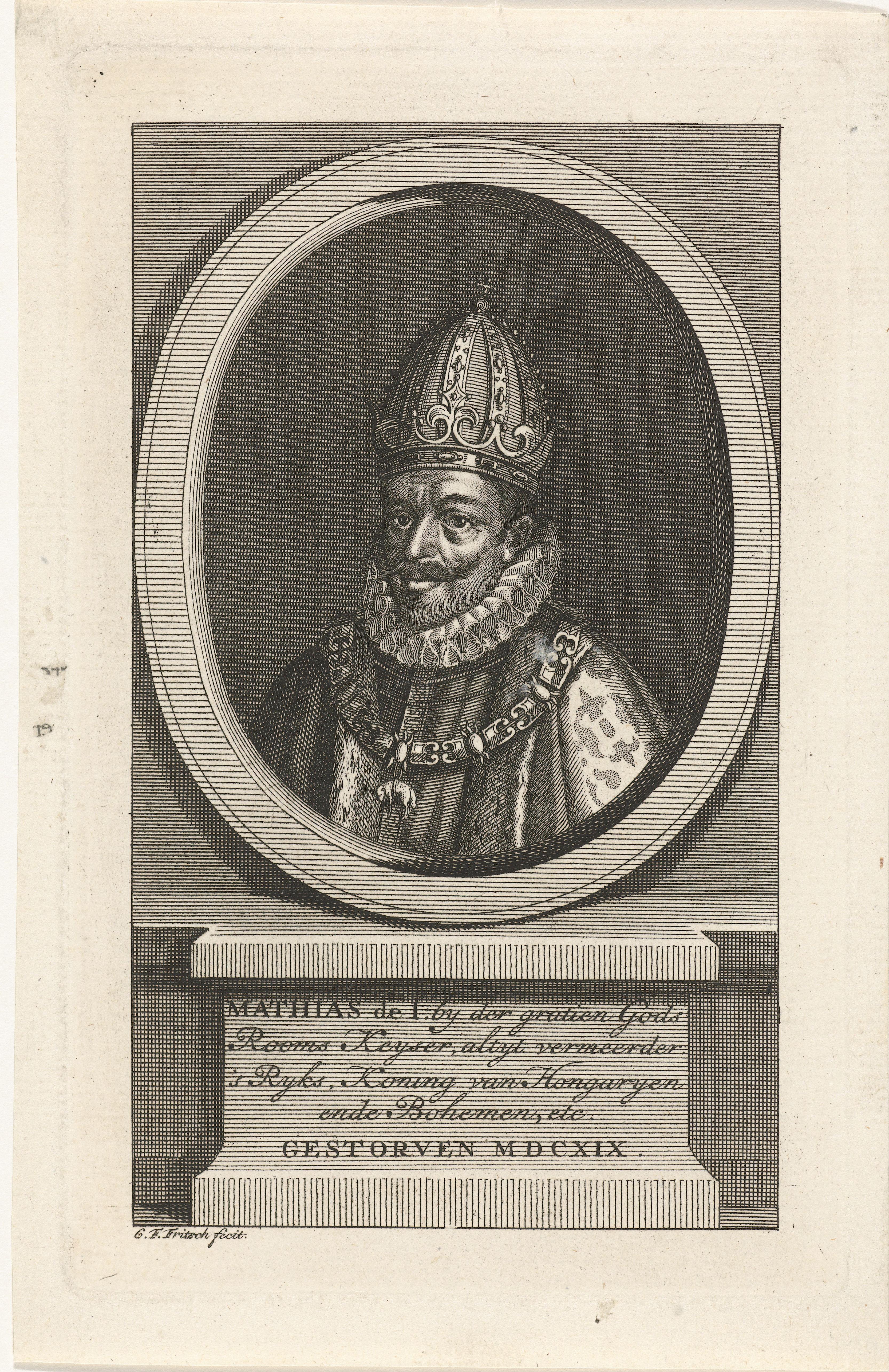 Portret van keizer Matthias