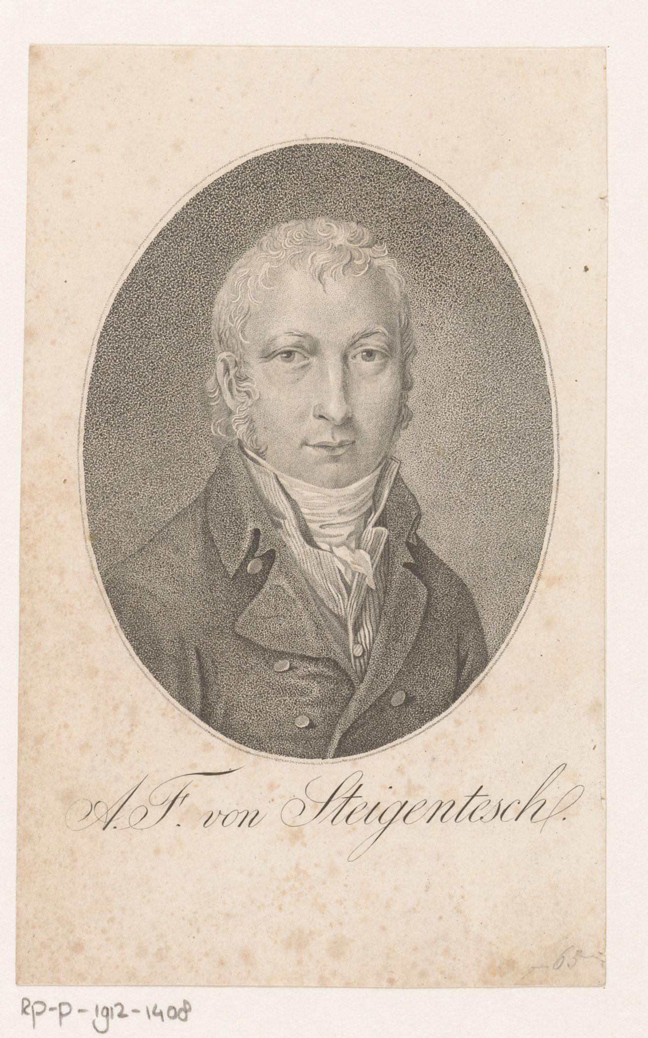 Portret van August Ernst Freiherr von Steigentesch