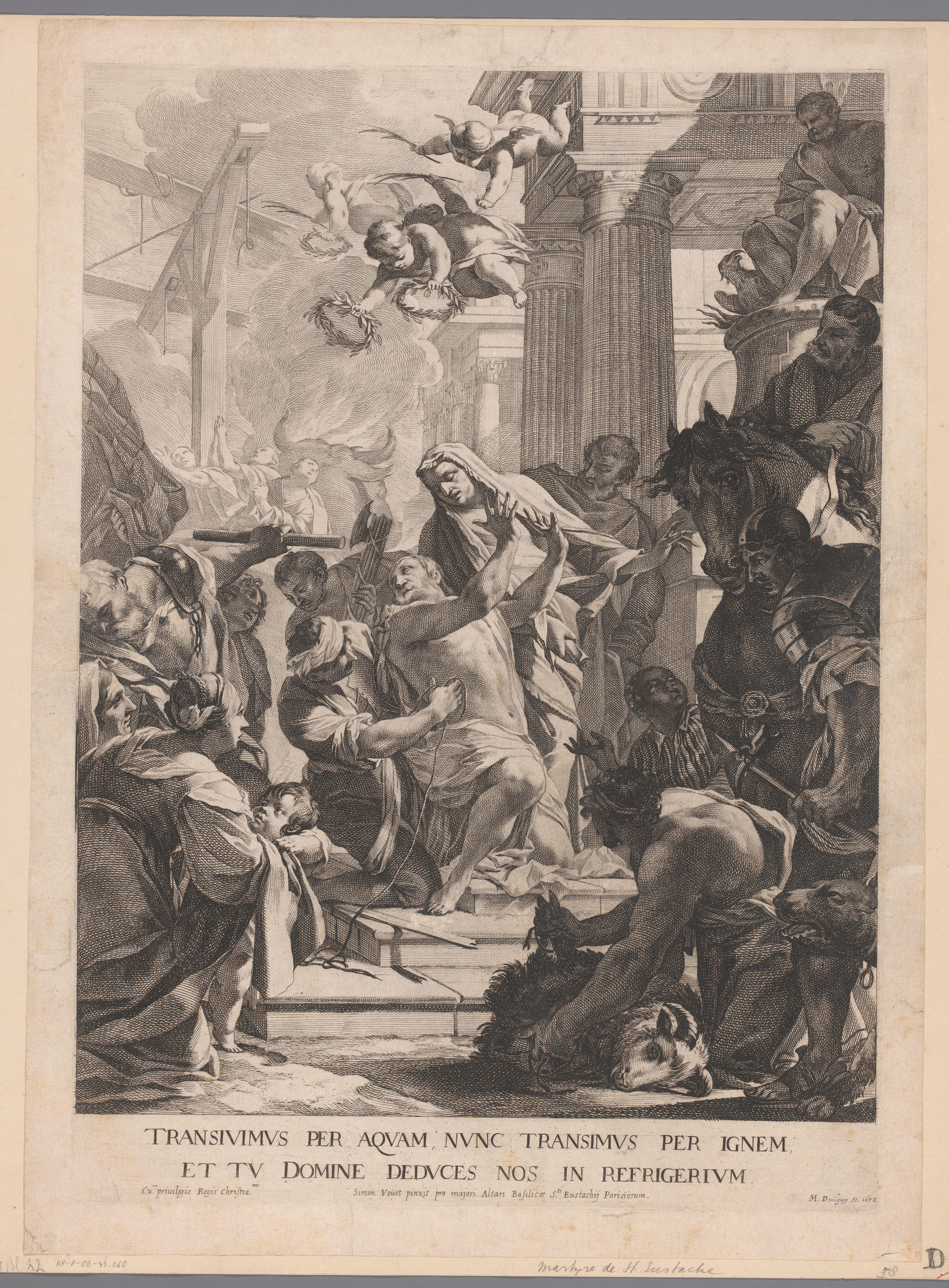 Martelaarschap van Eustachius van Rome