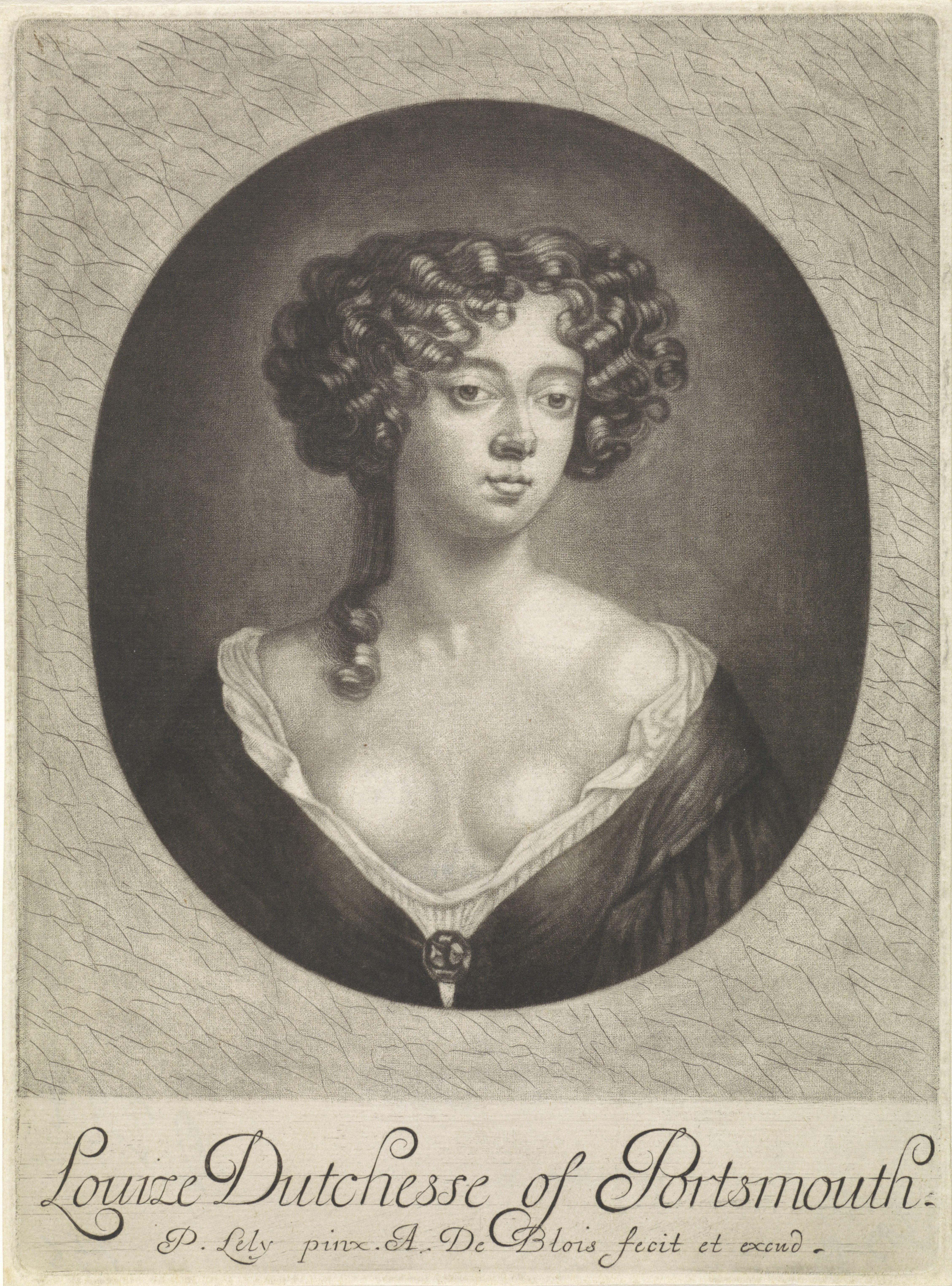 Portret van Louise de Kéroualle hertogin van Portsmouth