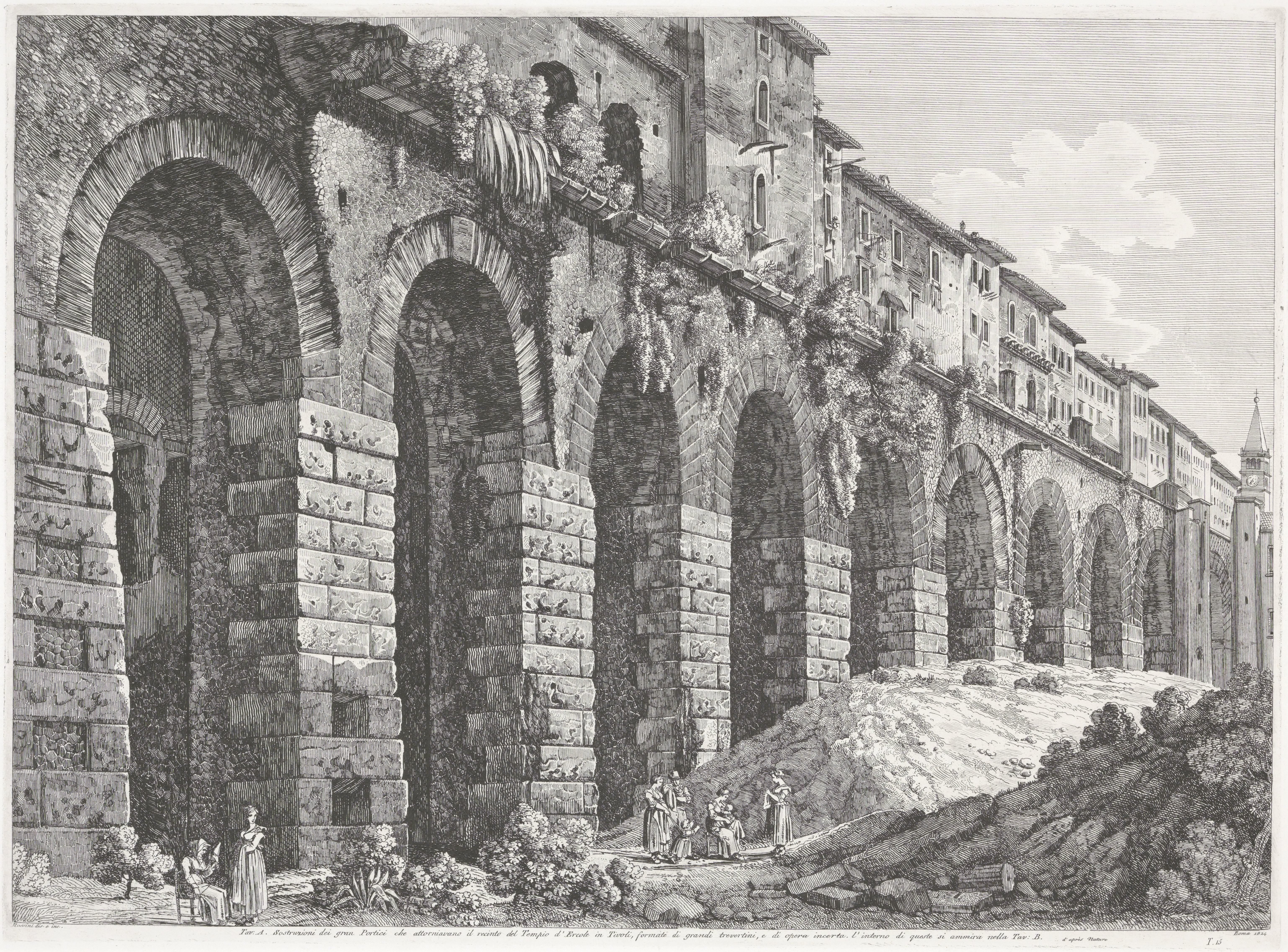 De Tempel van Hercules Victor te Tivoli