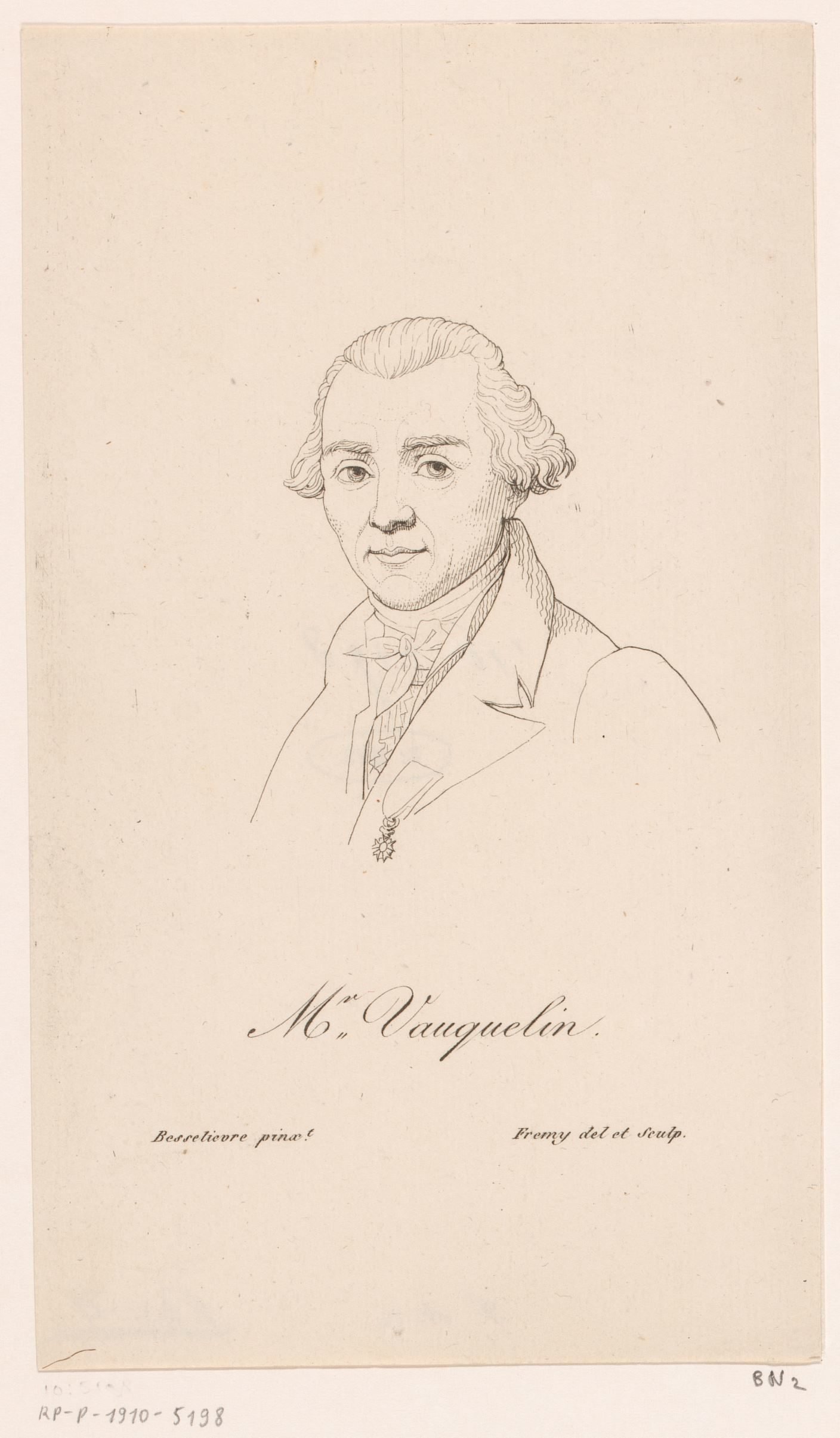 Portret van Nicolas-Louis Vauquelin