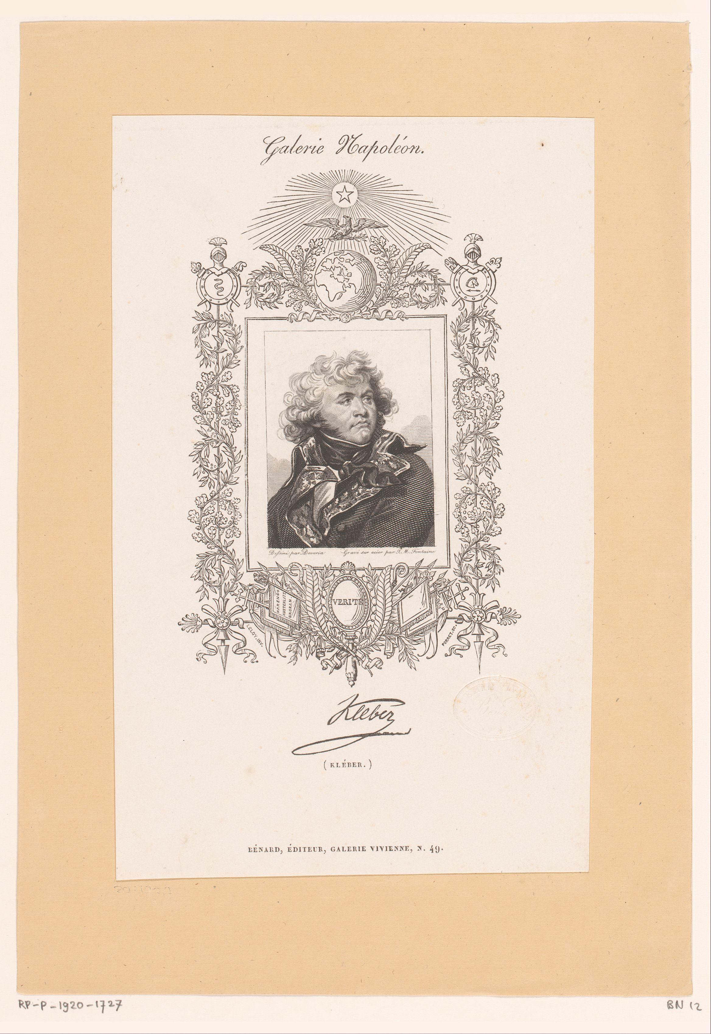 Portret van Jean-Baptiste Kléber
