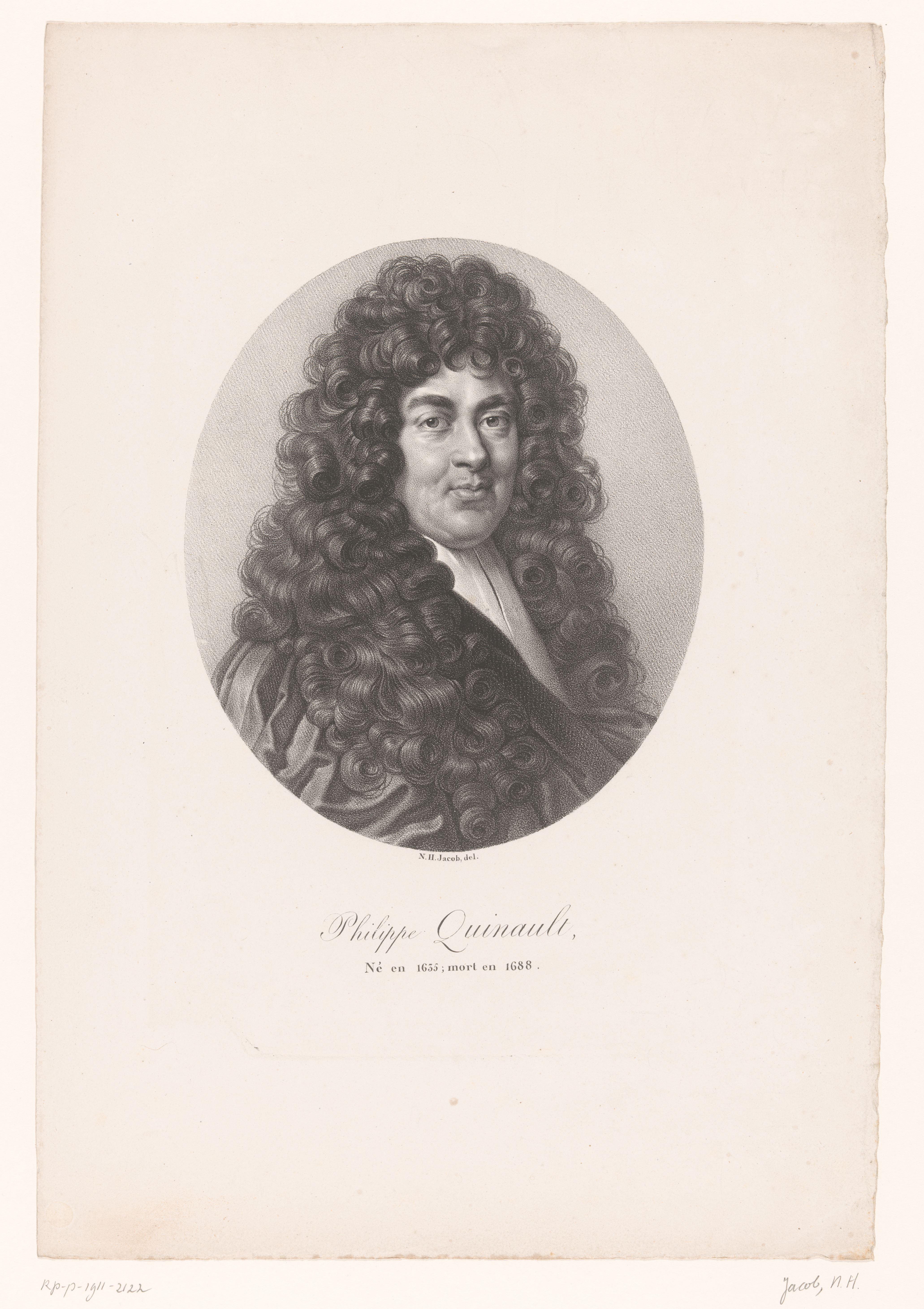 Portret van Philippe Quinault