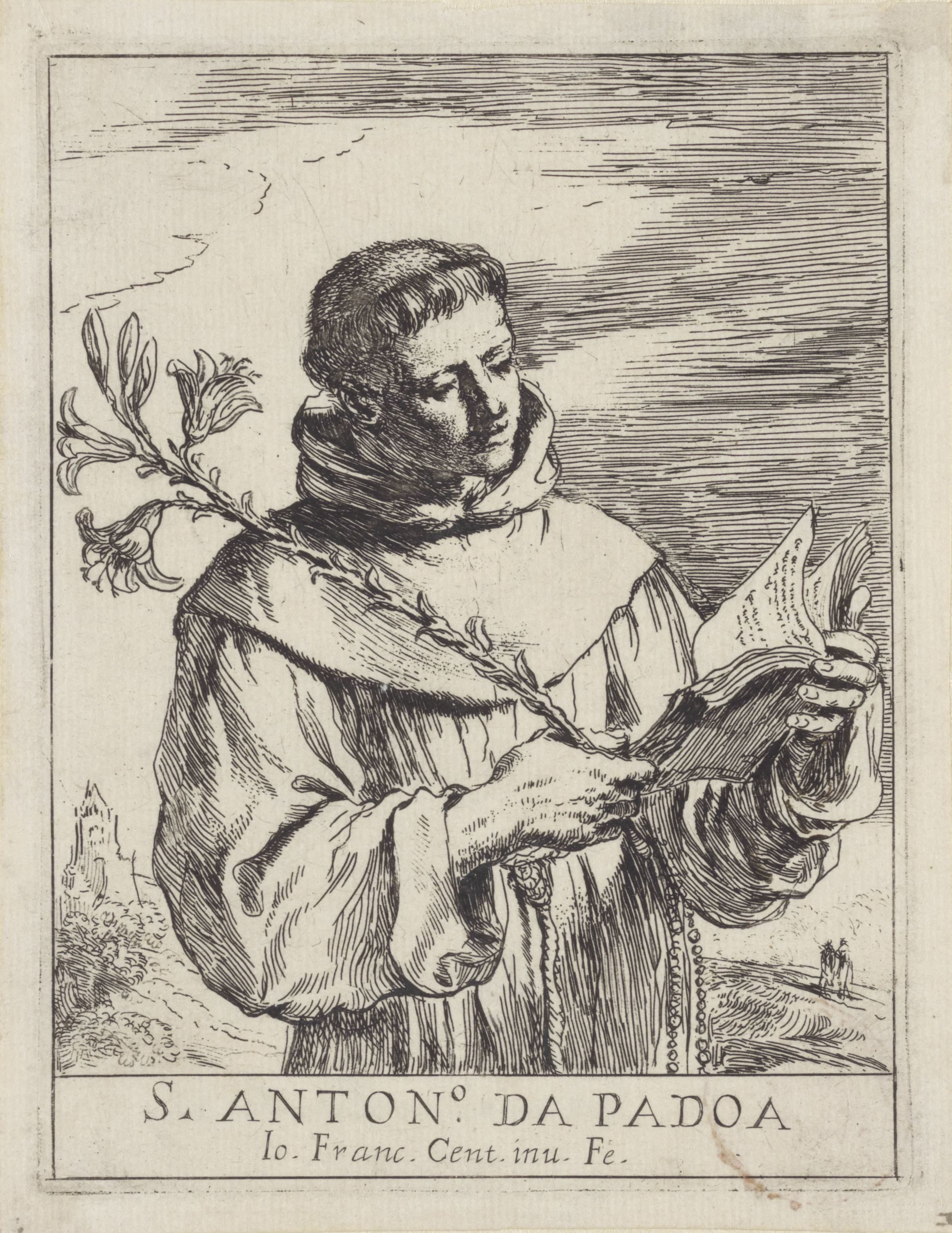 De heilige Antonius van Padua