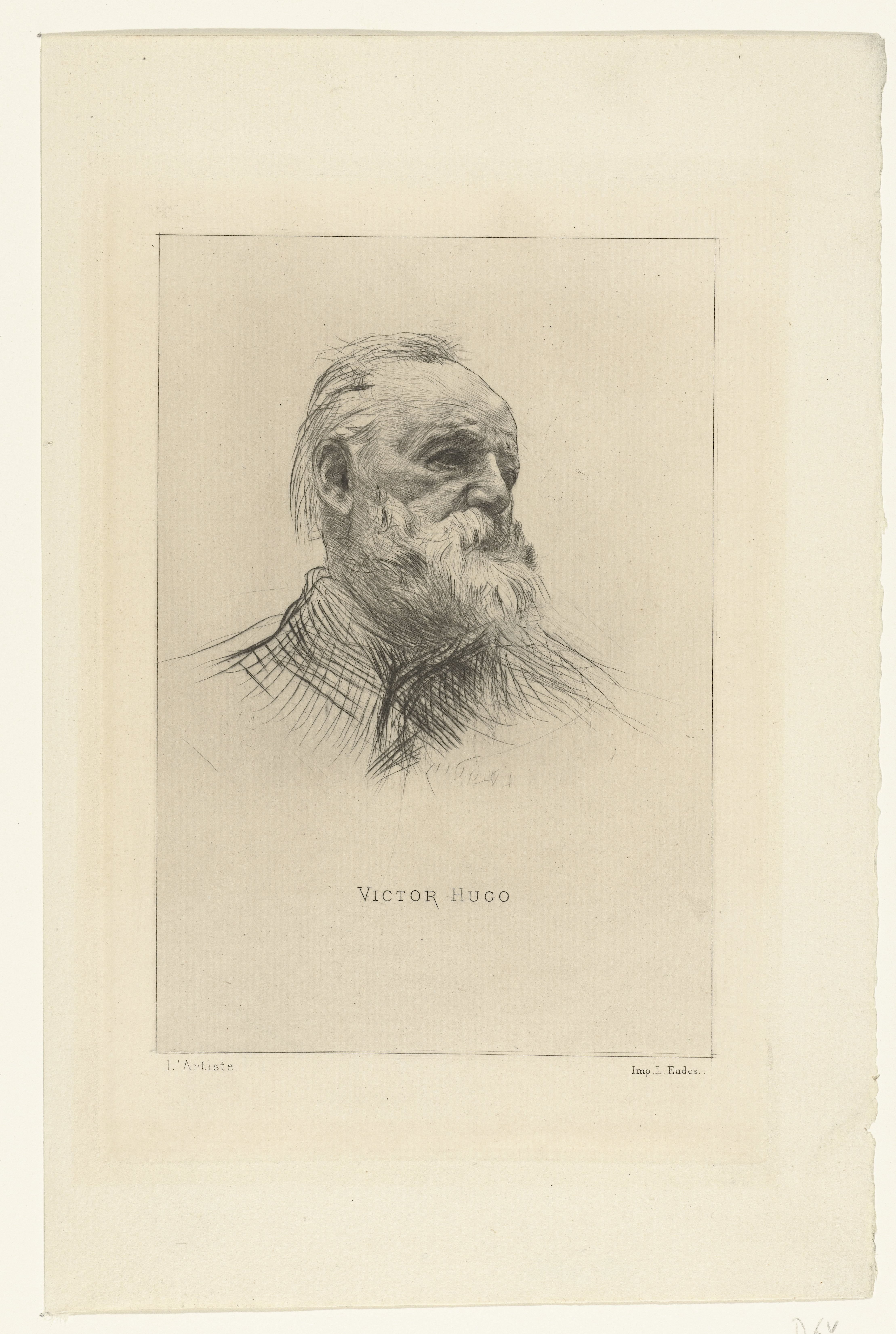 Portret van Victor Hugo