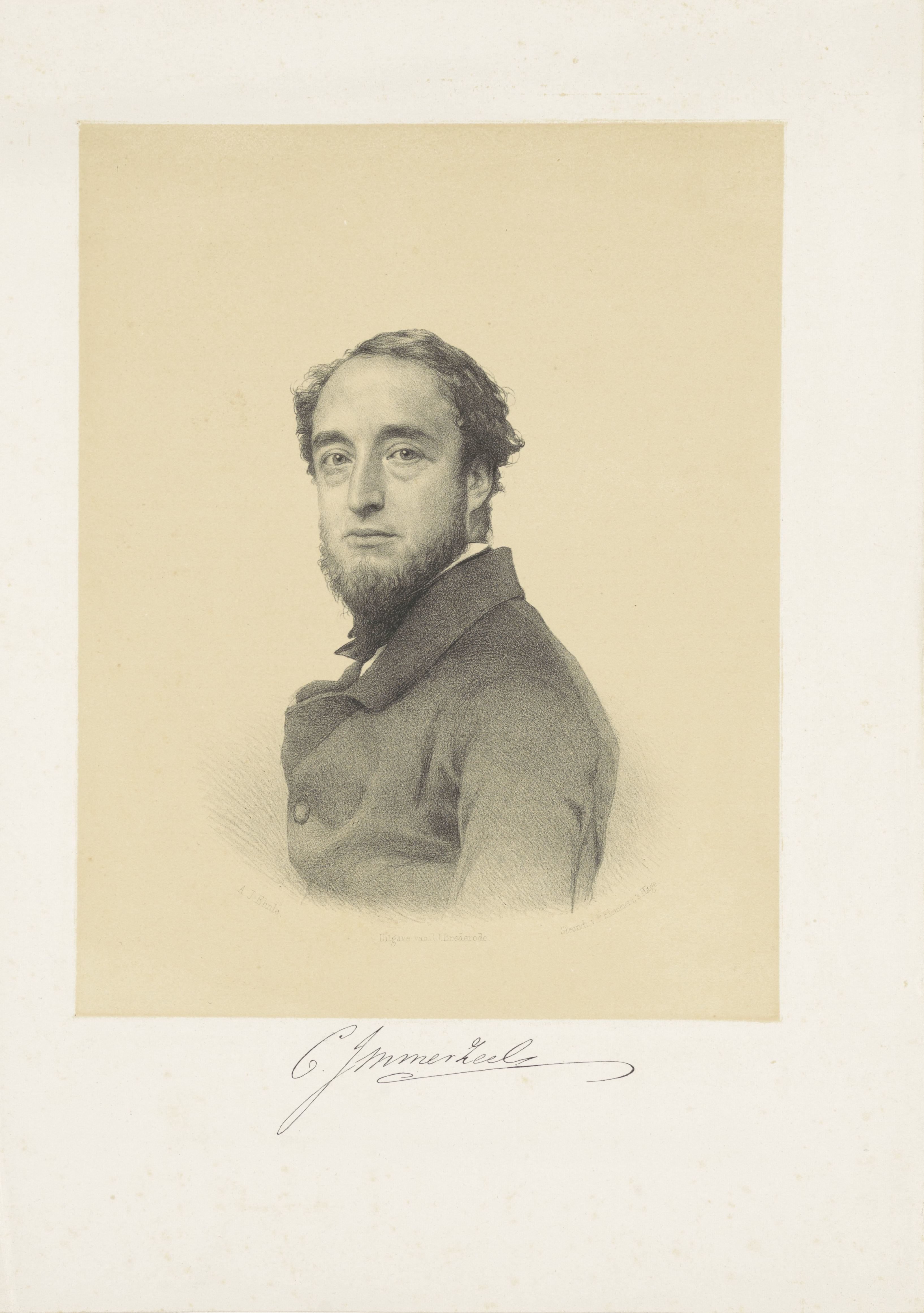 Portret van Christiaan Immerzeel