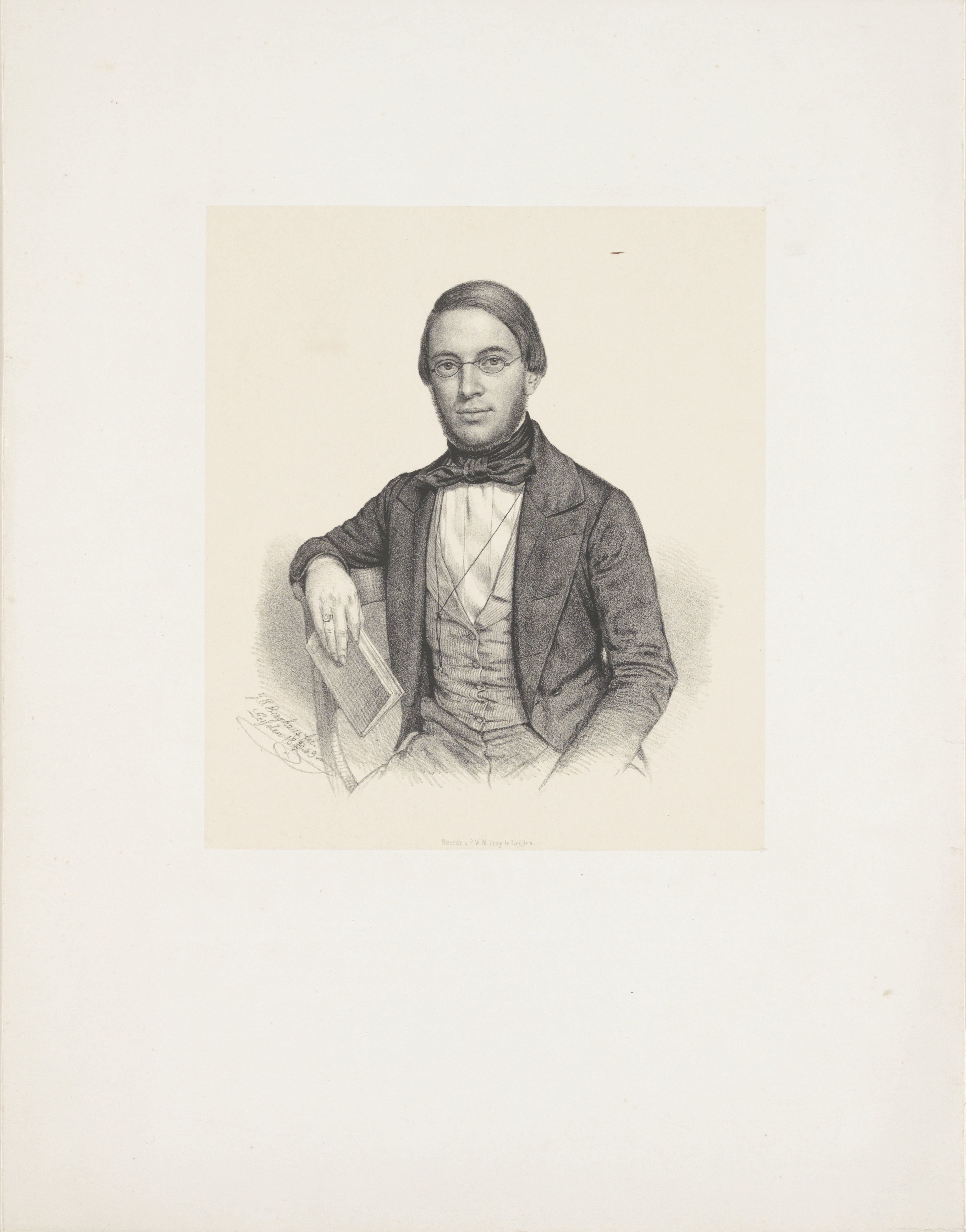 Portret van een man, mogelijk C.P. Burger