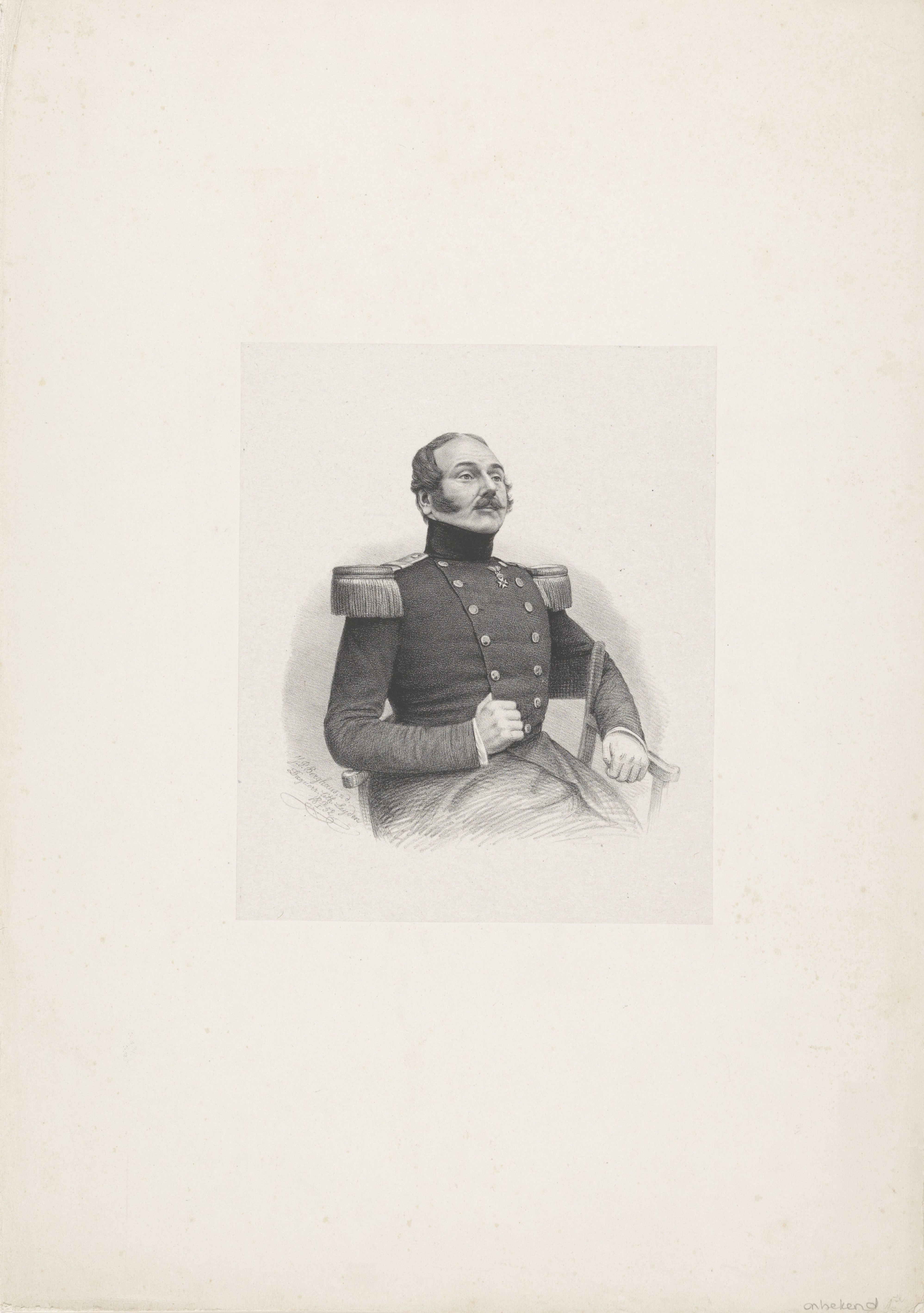 Portret van een onbekende man