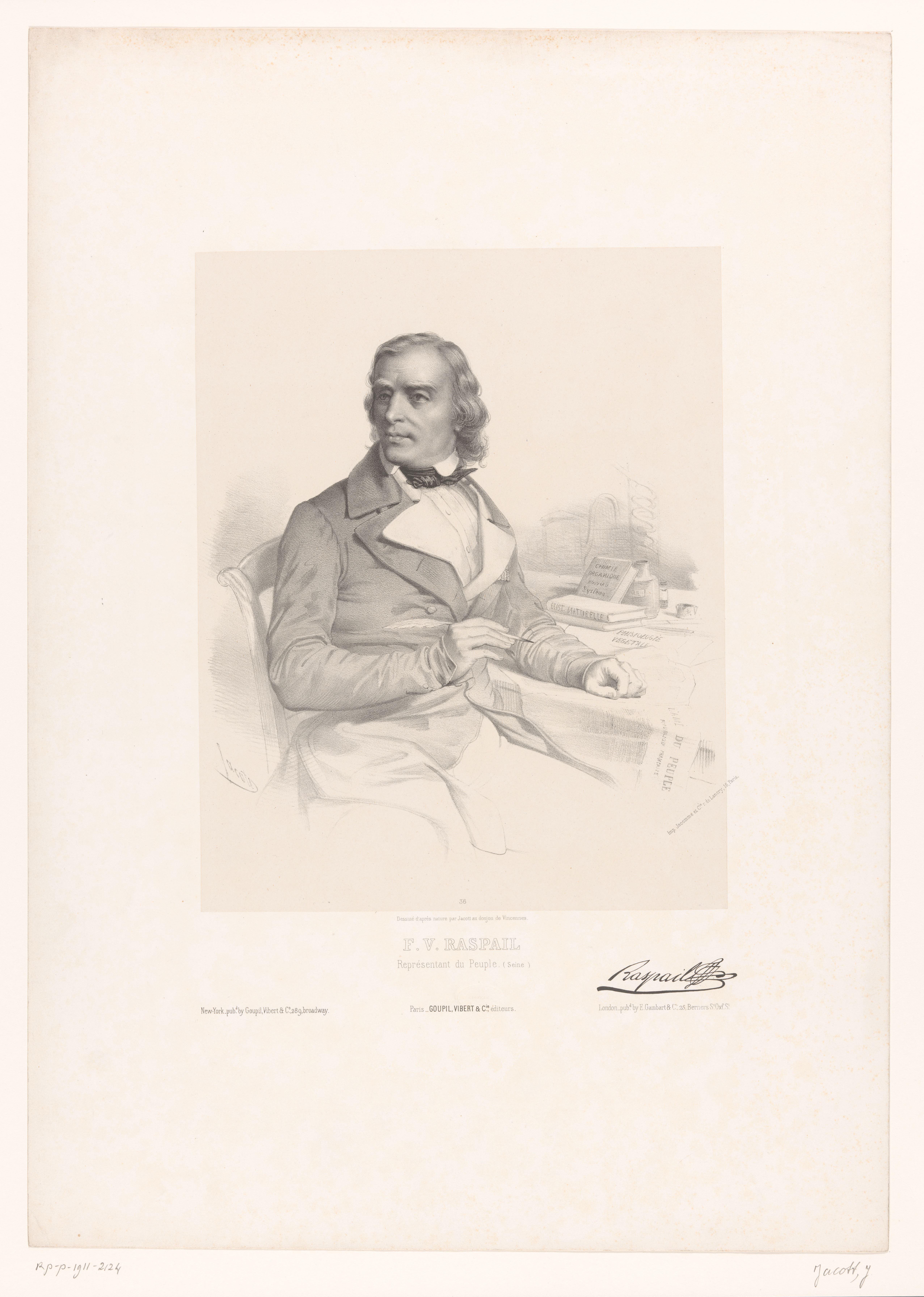 Portret van François-Vincent Raspail