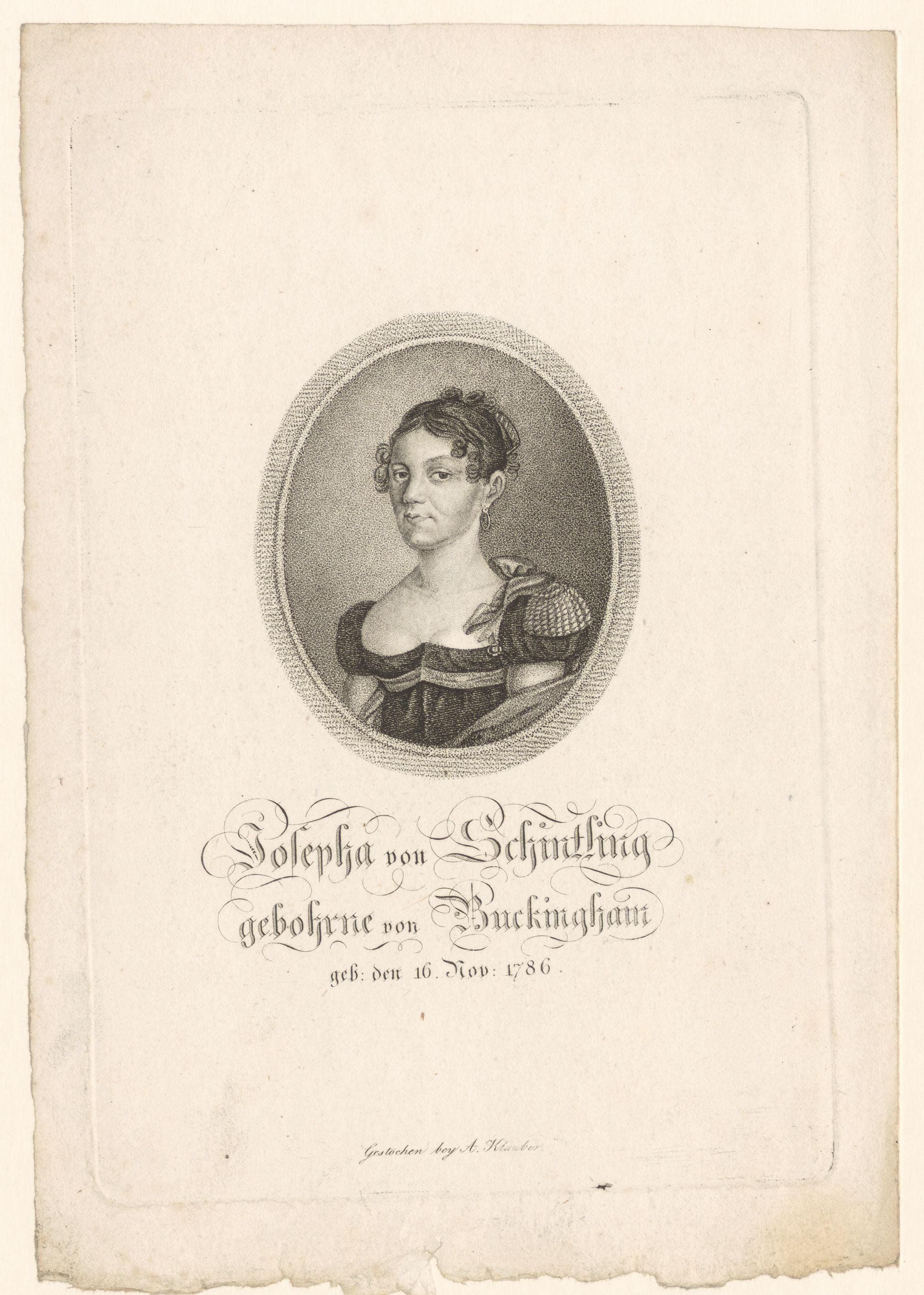 Portret van Maria Josepha Schintling