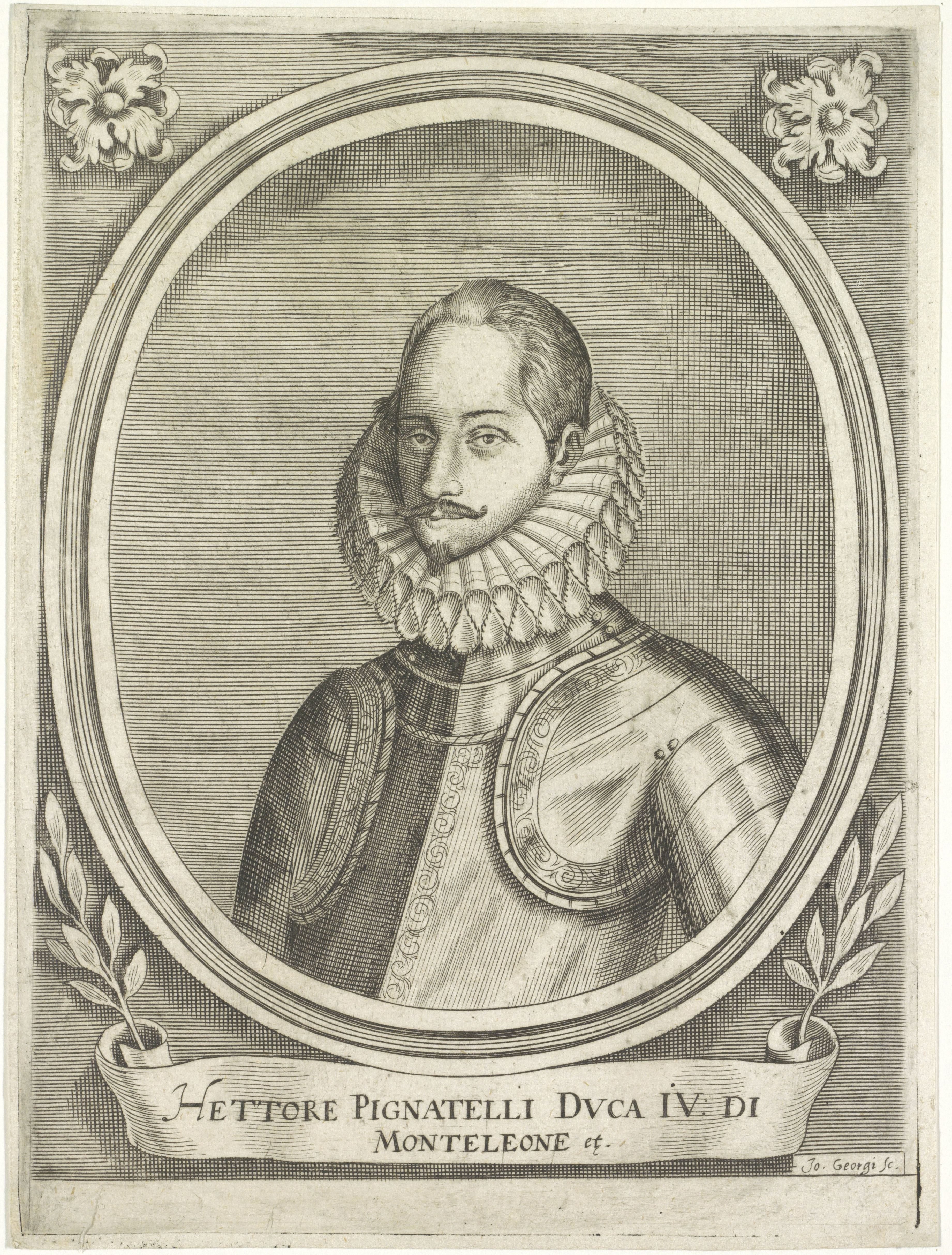 Portret van Ettore Pignatelli IV, hertog van Monteleone