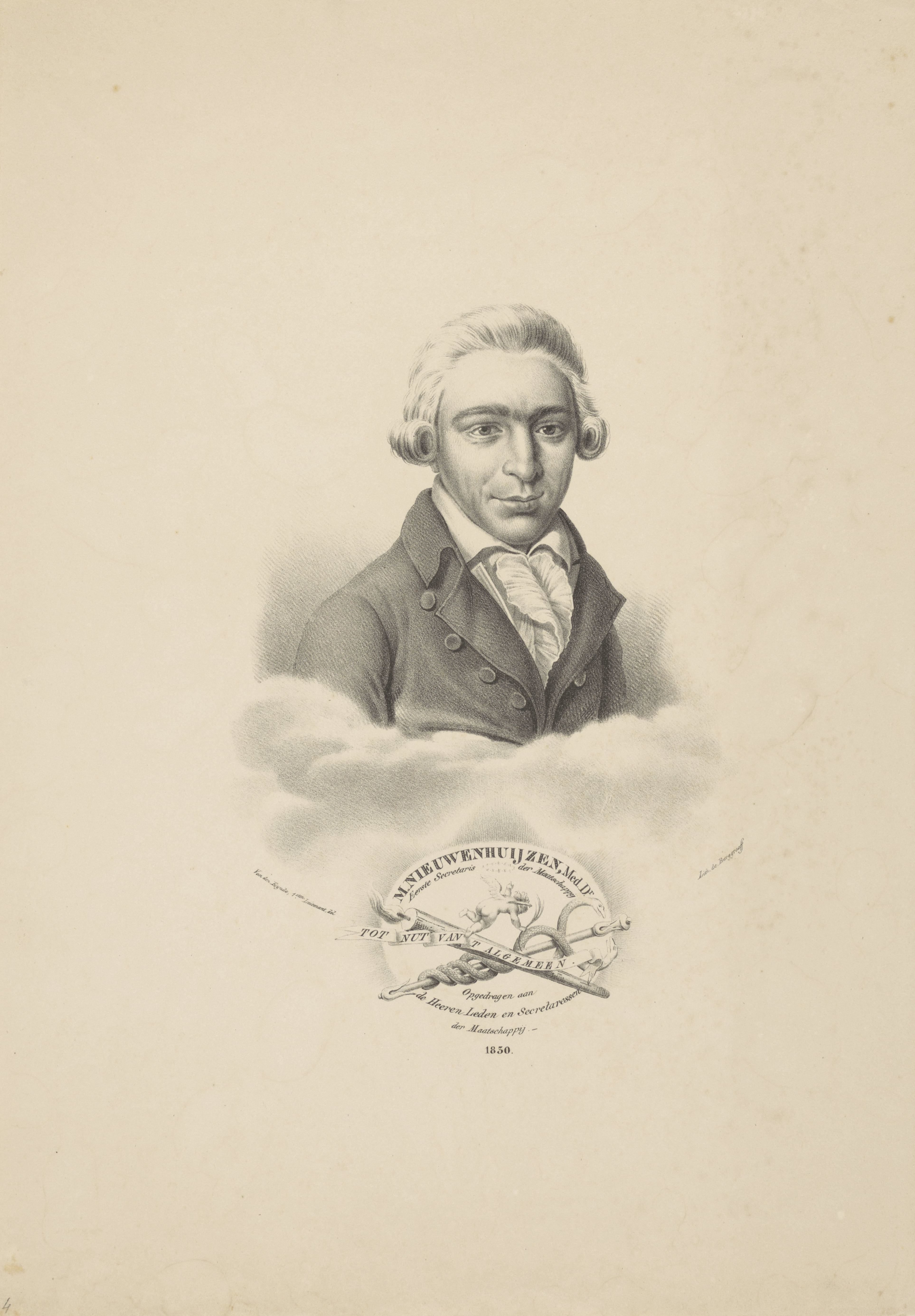 Portret van M. Nieuwenhuyzen