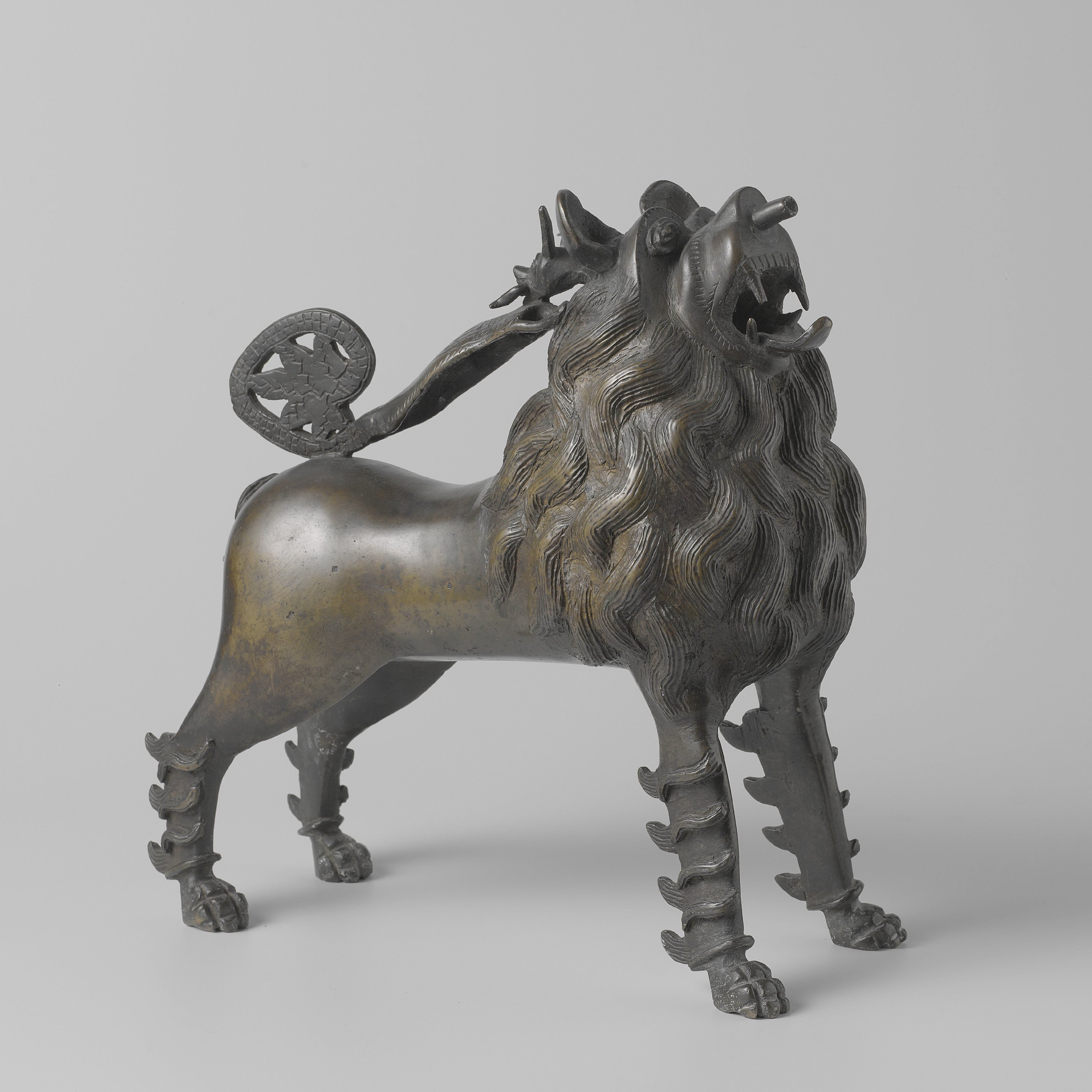 Aquamanile in the form of a lion