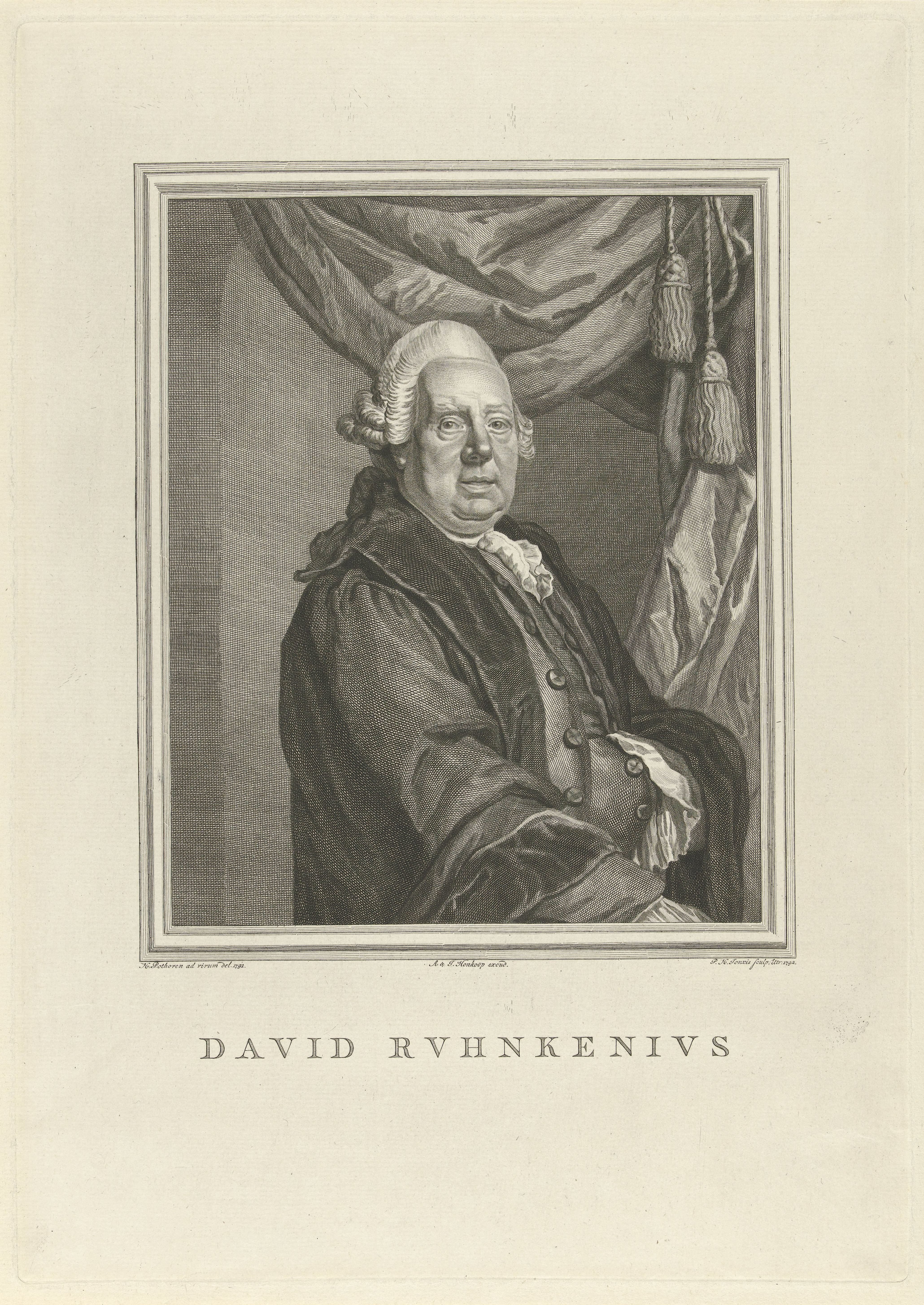 Portret van David Ruhnken