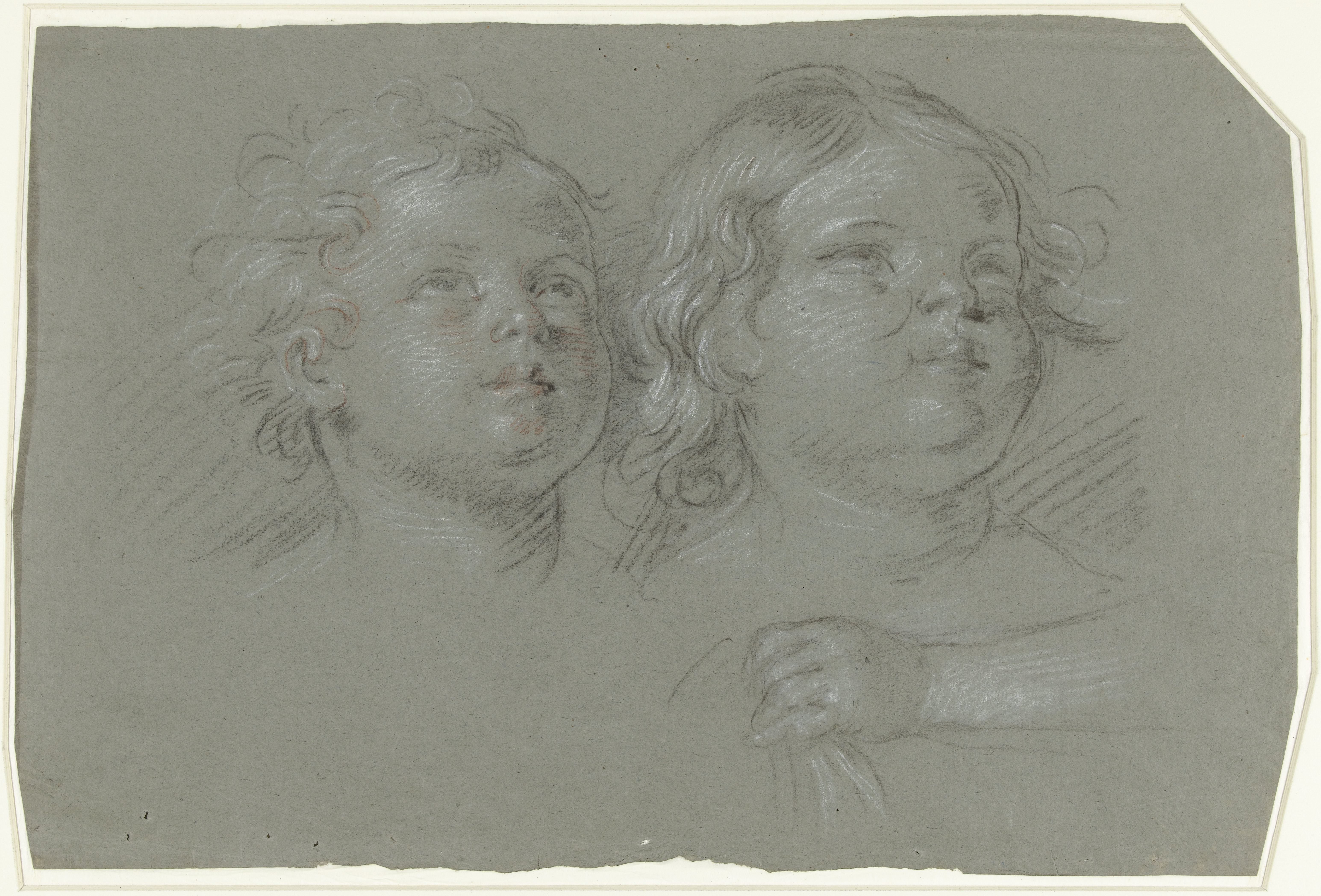 Twee kinderkopjes