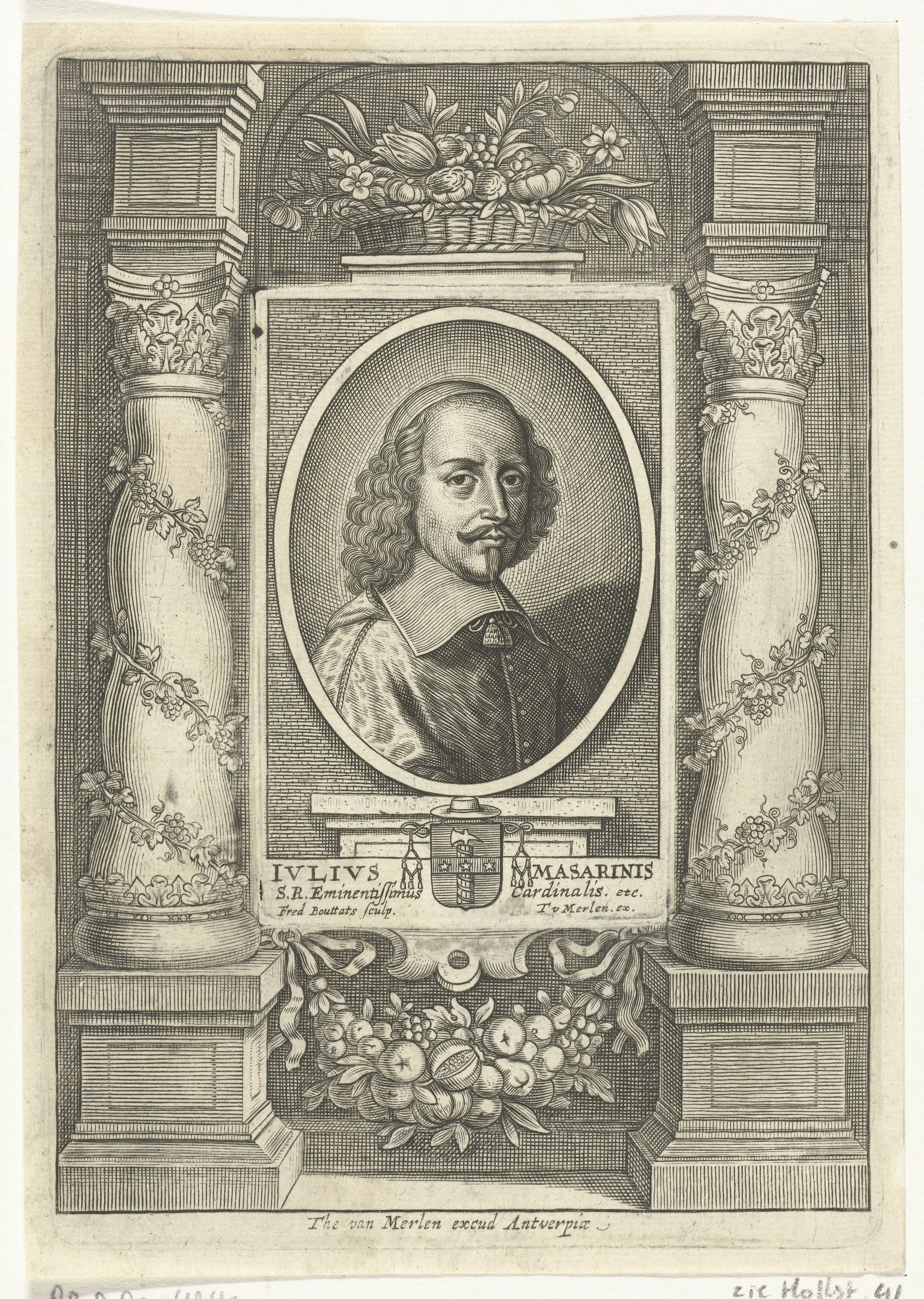 Portret van Kardinaal Mazarin