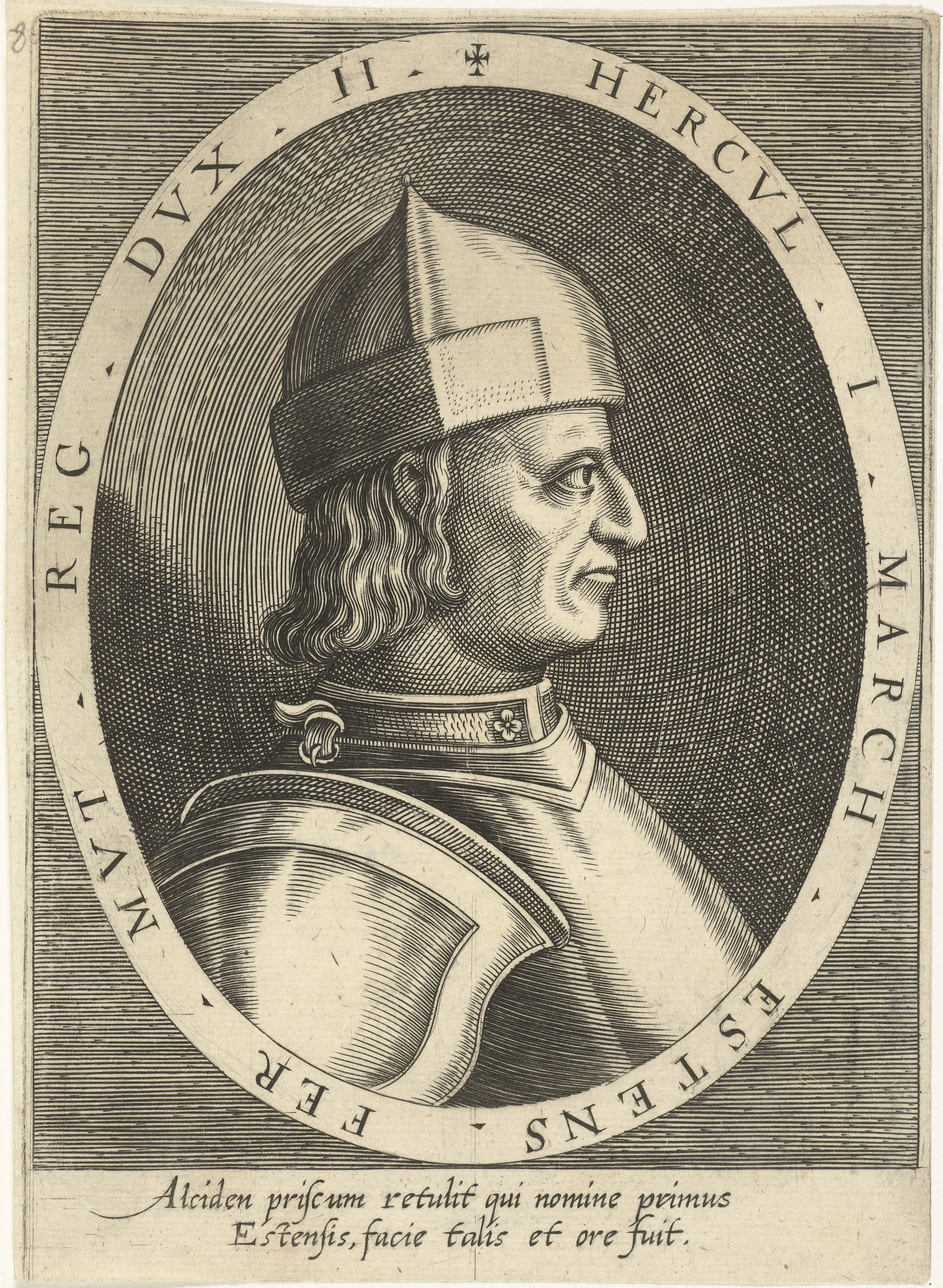 Portret van Ercole I d'Este