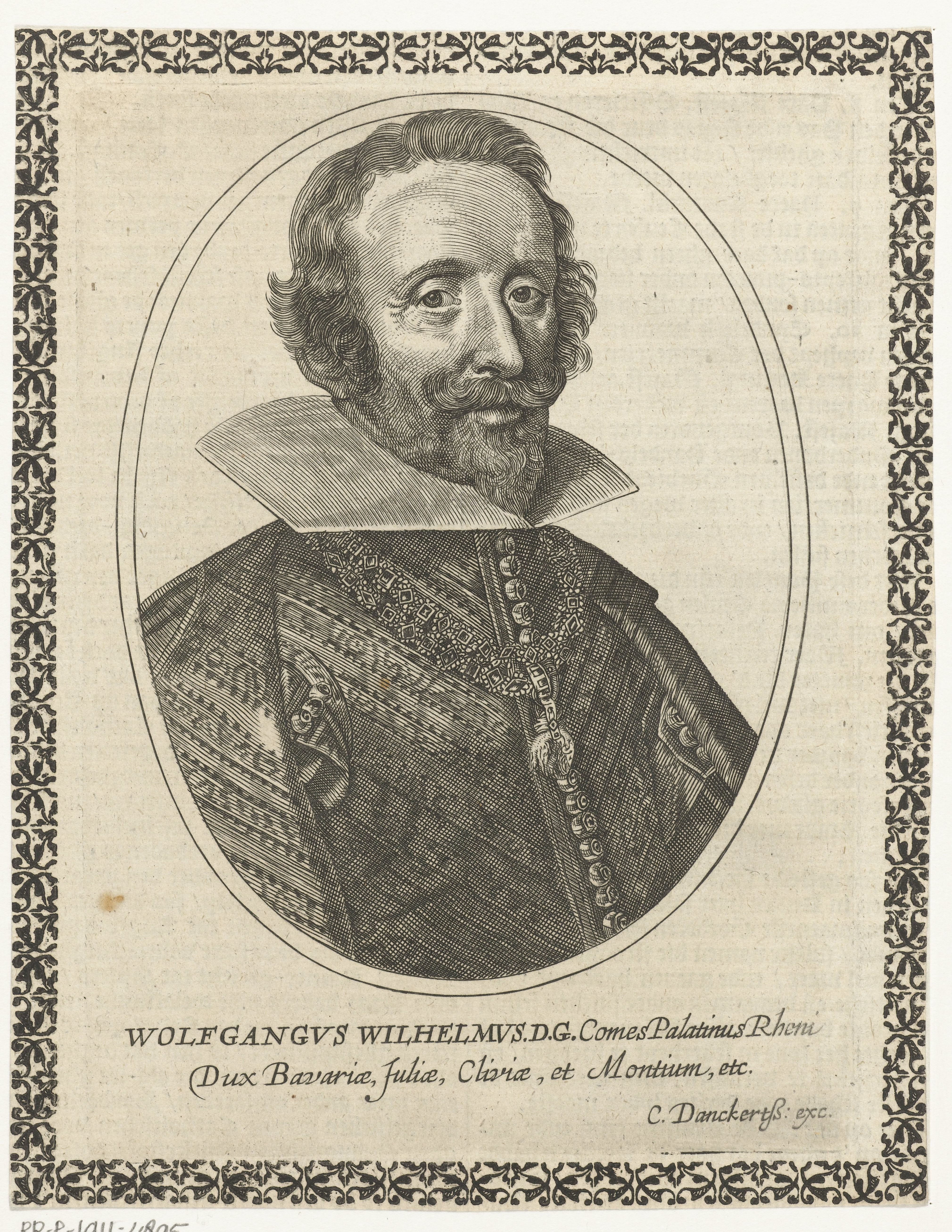 Portret van Wolfgang Willem, paltsgraaf van de Palts-Neuburg in ovaal