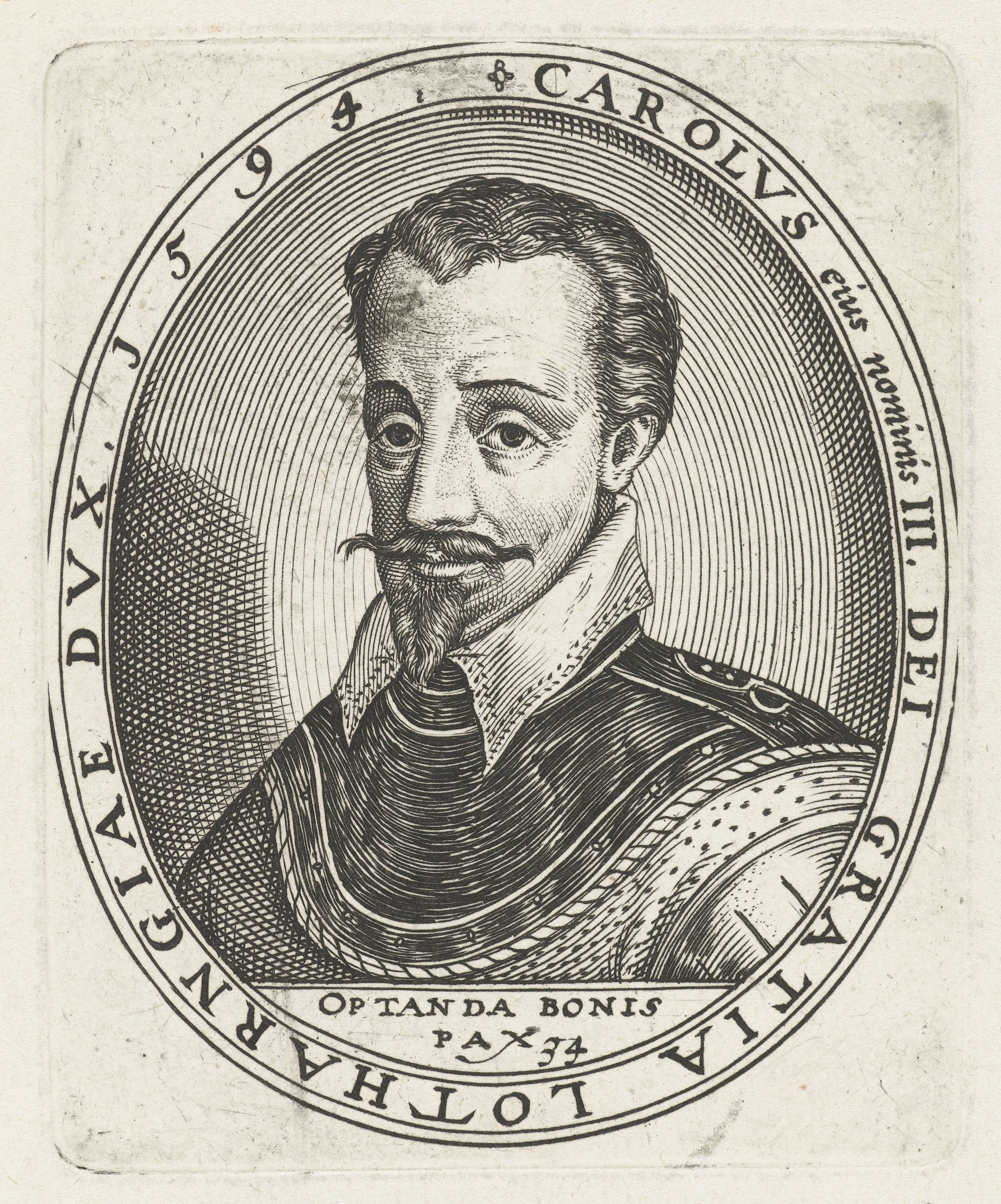 Portret van Karel III, hertog van Lotharingen