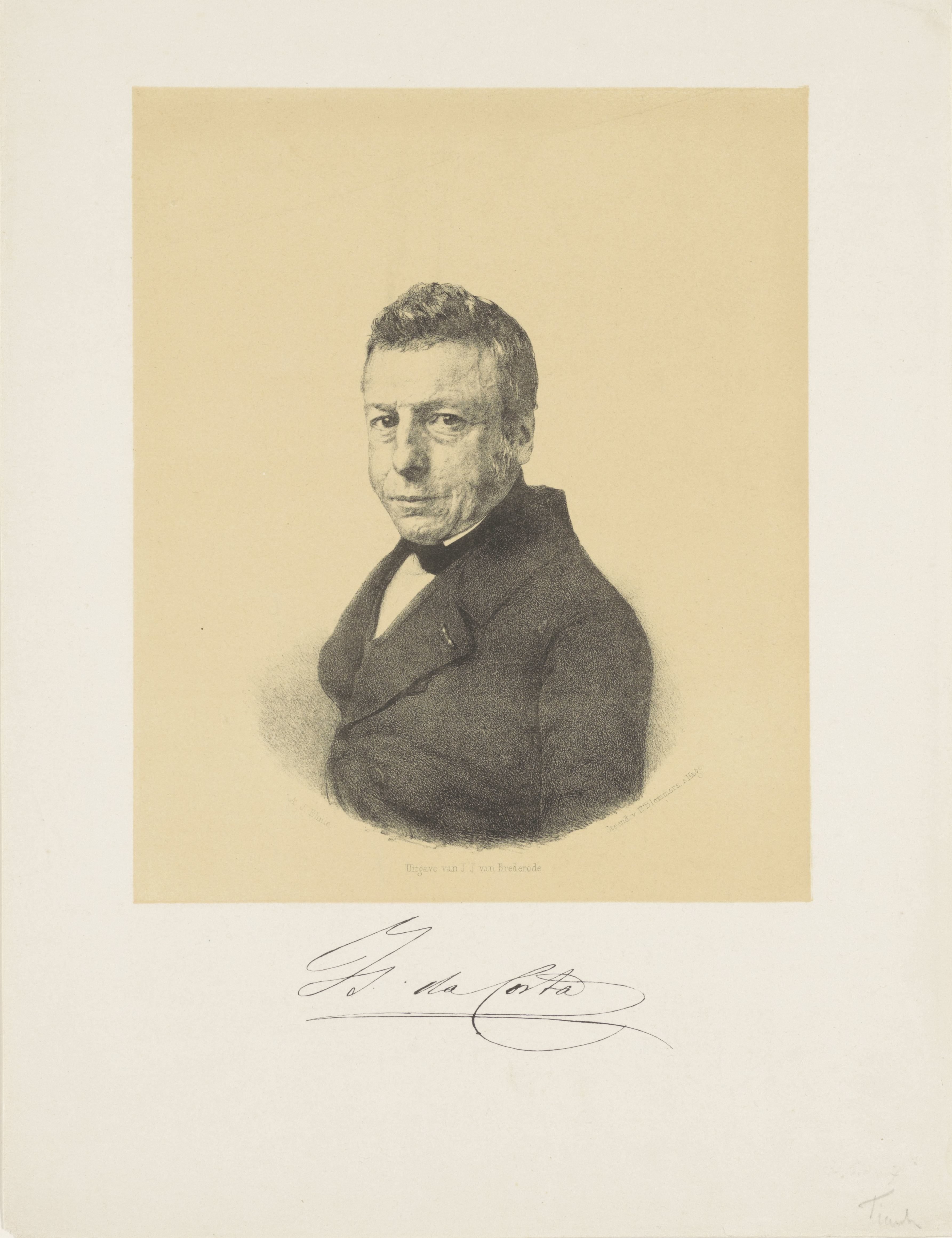 Portret van Isaac da Costa