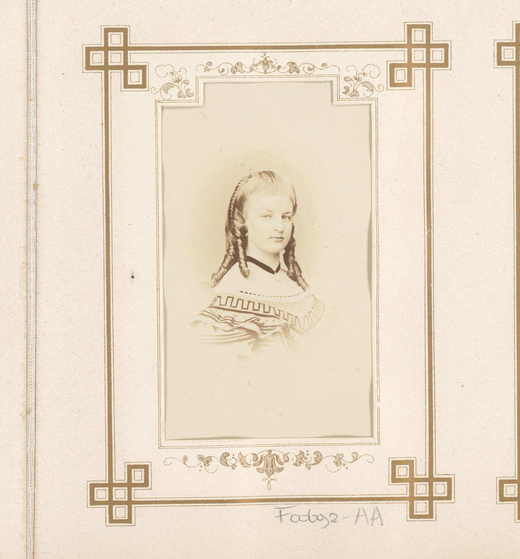 Portret van Amalie van Saksen-Coburg en Gotha