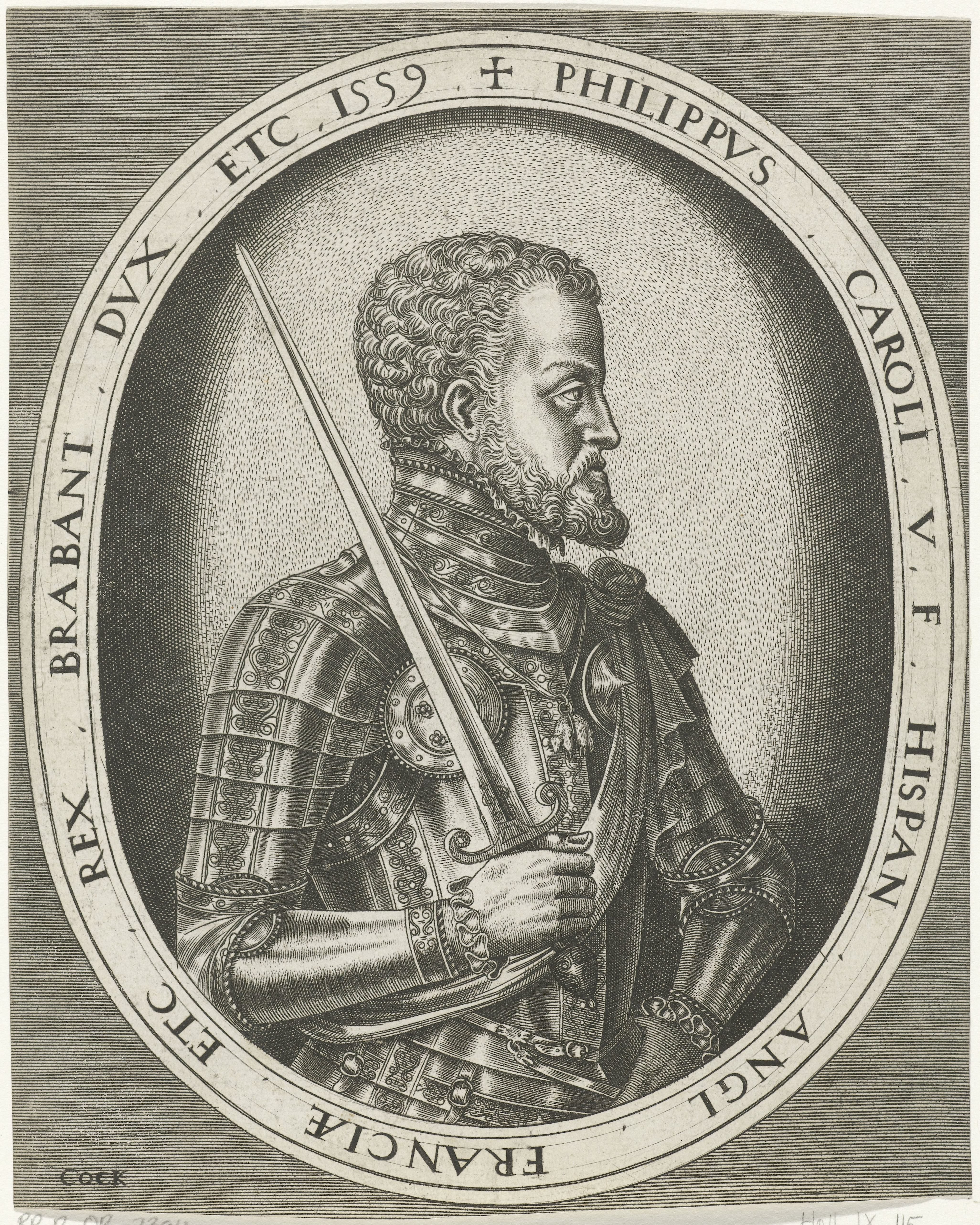 Portret van koning Filips II van Spanje