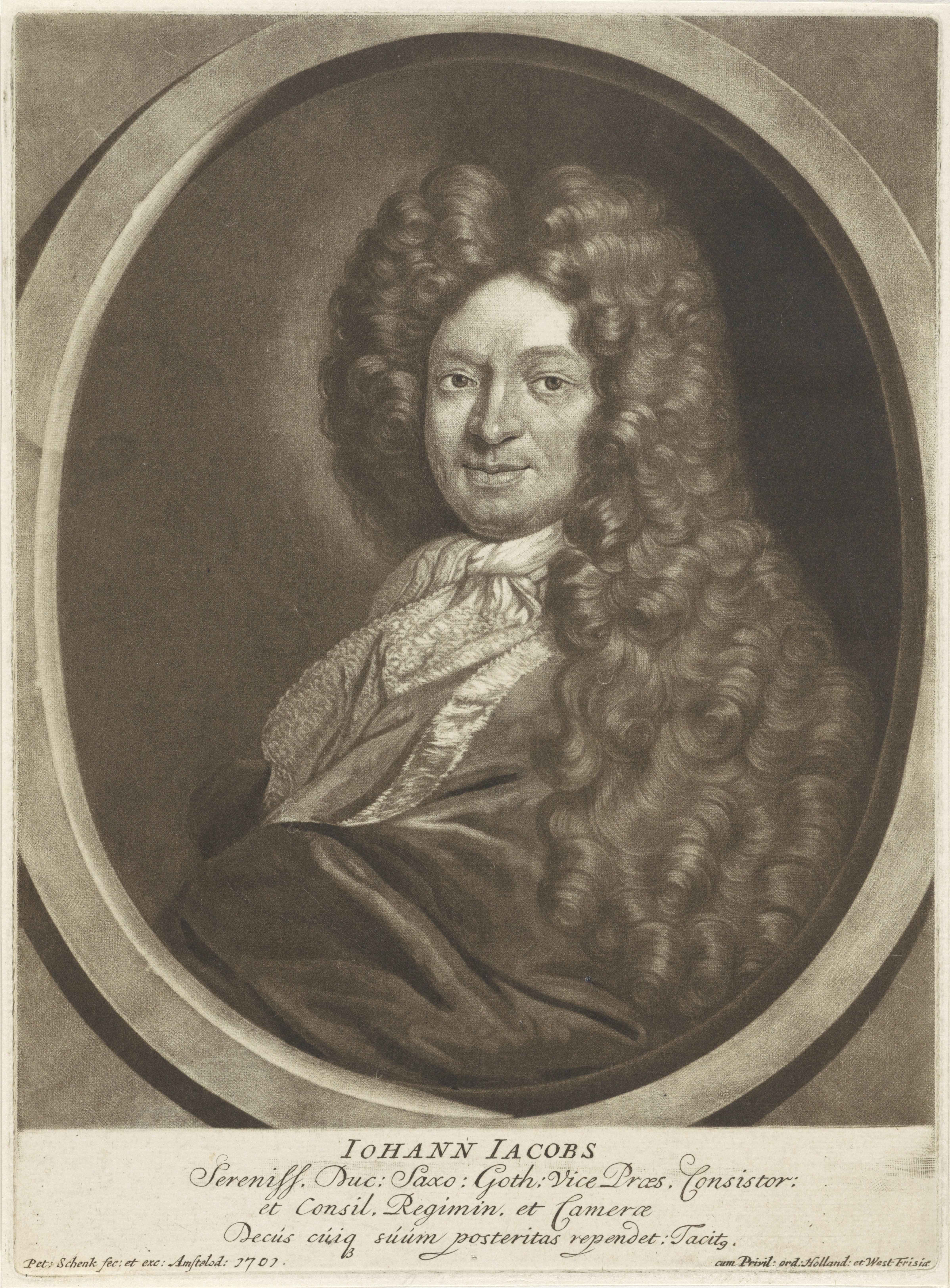Portret van Johann Jacobs