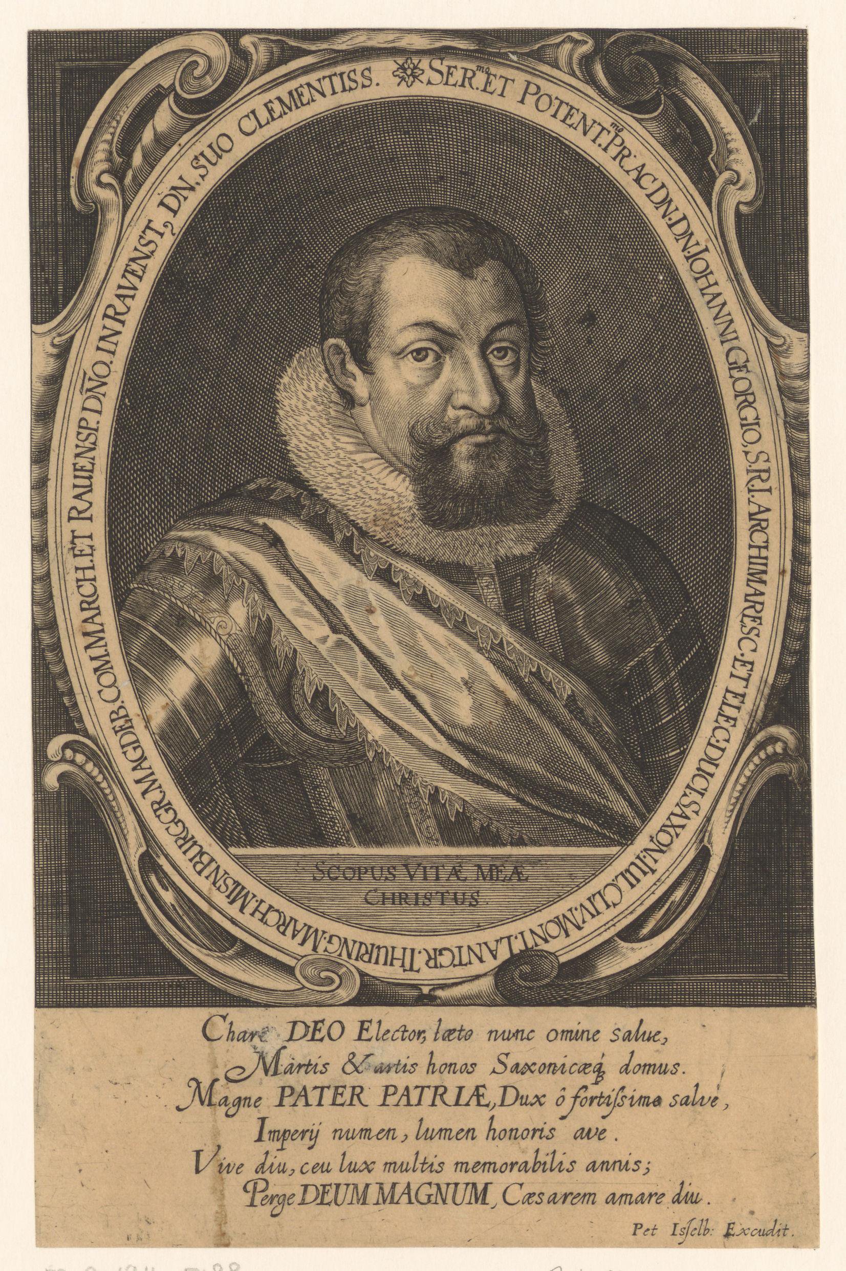 Portret van Johann Georg I van Saksen